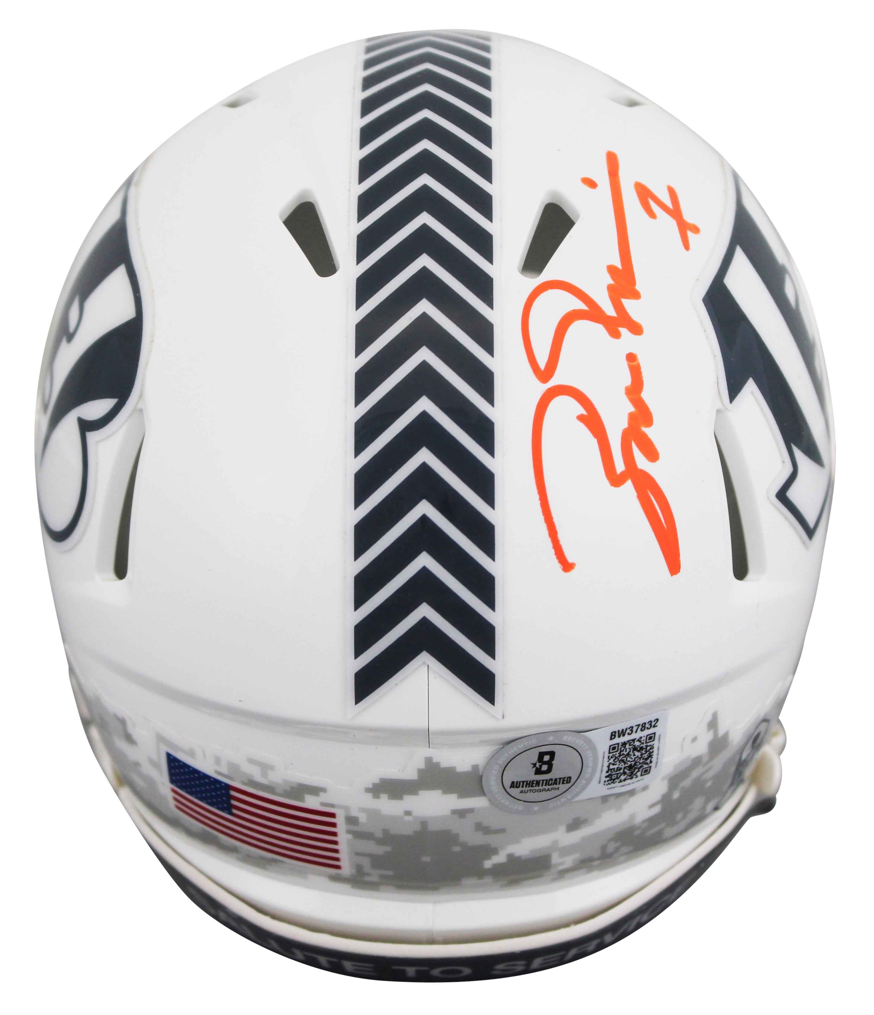 Bengals Boomer Esiason Signed STS III Speed Mini Helmet W/ Case BAS Witnessed