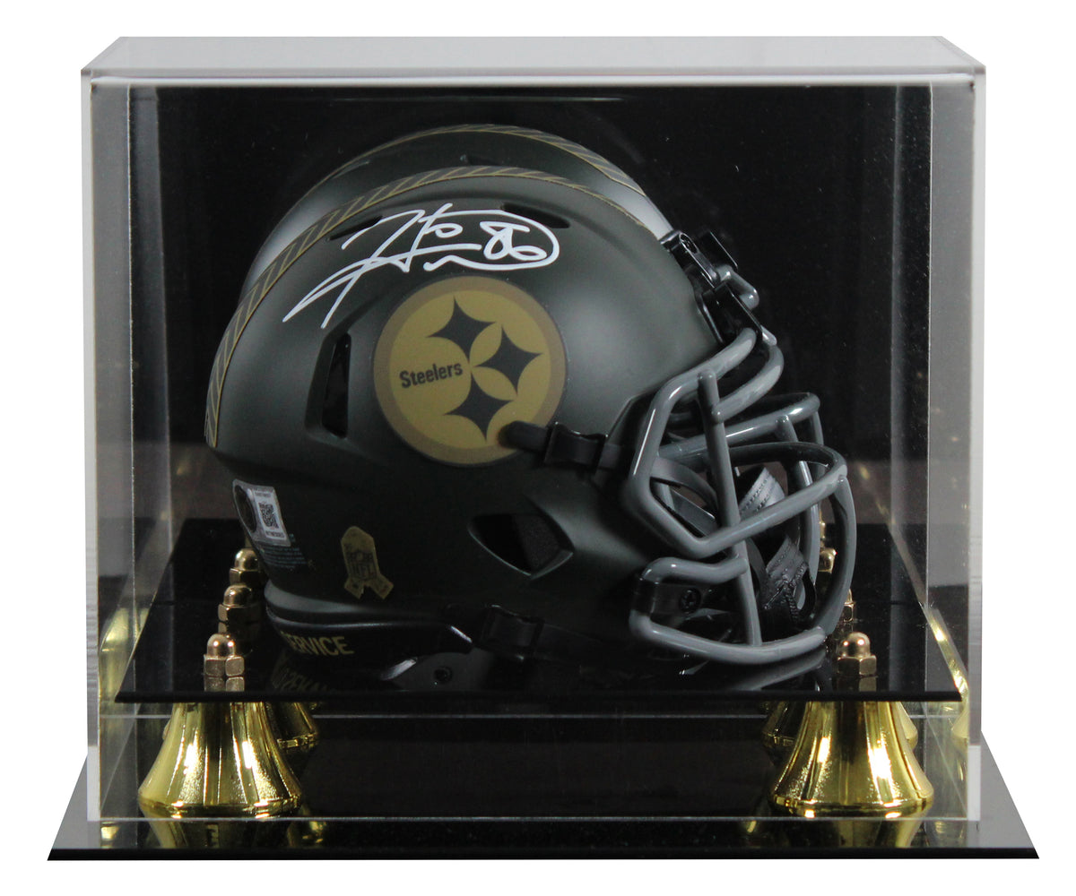 Steelers Hines Ward Authentic Signed 2025 STS IV Speed Mini Helmet w/ Case BAS W