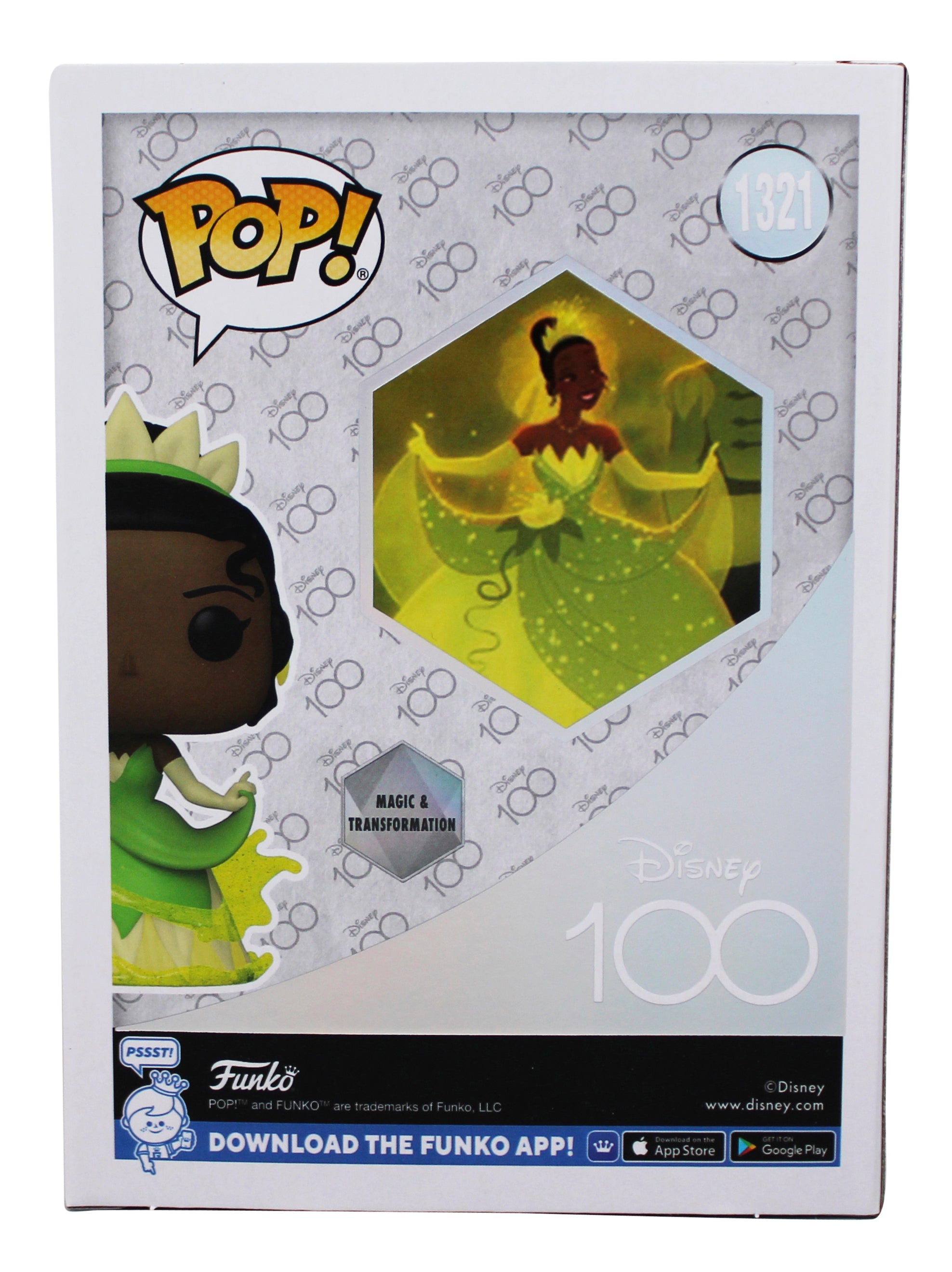 Anika Noni Rose "Princess Tiana" Signed #1321 Funko Pop Vinyl Figure PSA/DNA
