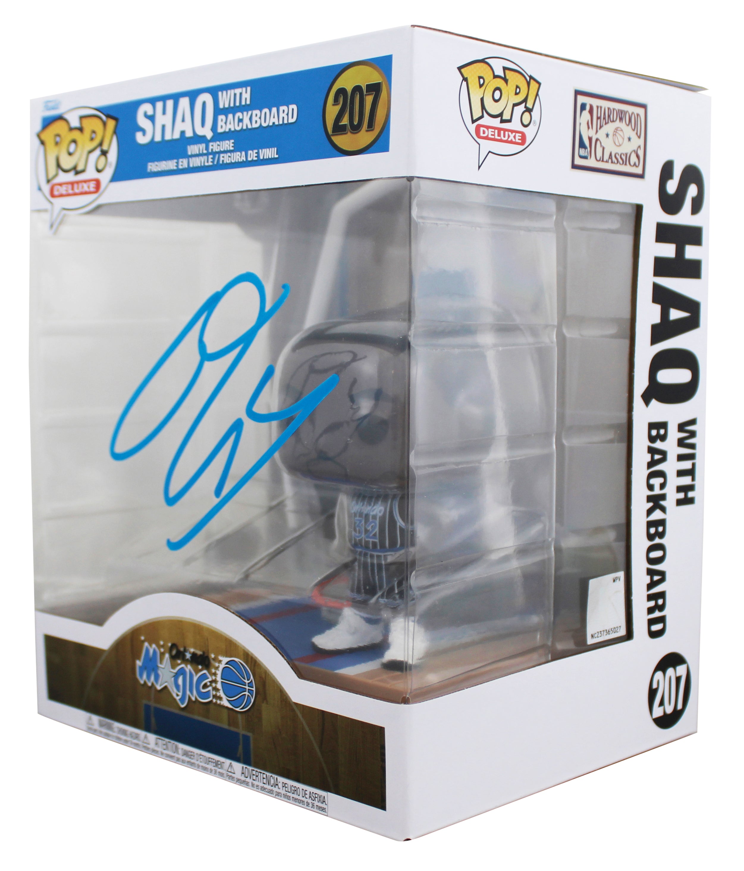 Shaquille O'Neal Signed Shaq With Backboard #207 Funko Pop Figure BAS #4W525272