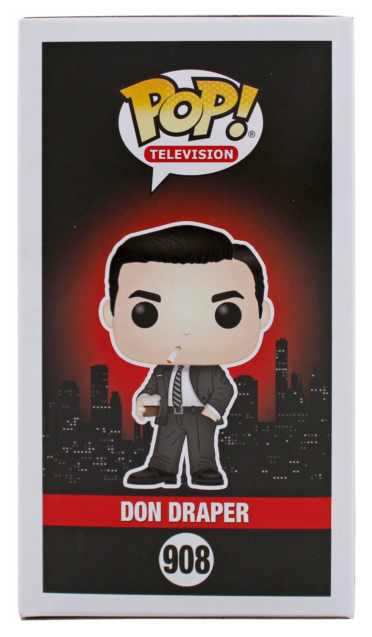 Jon Hamm Mad Men Authentic Signed #908 Don Draper Funko Pop Vinyl Figure BAS