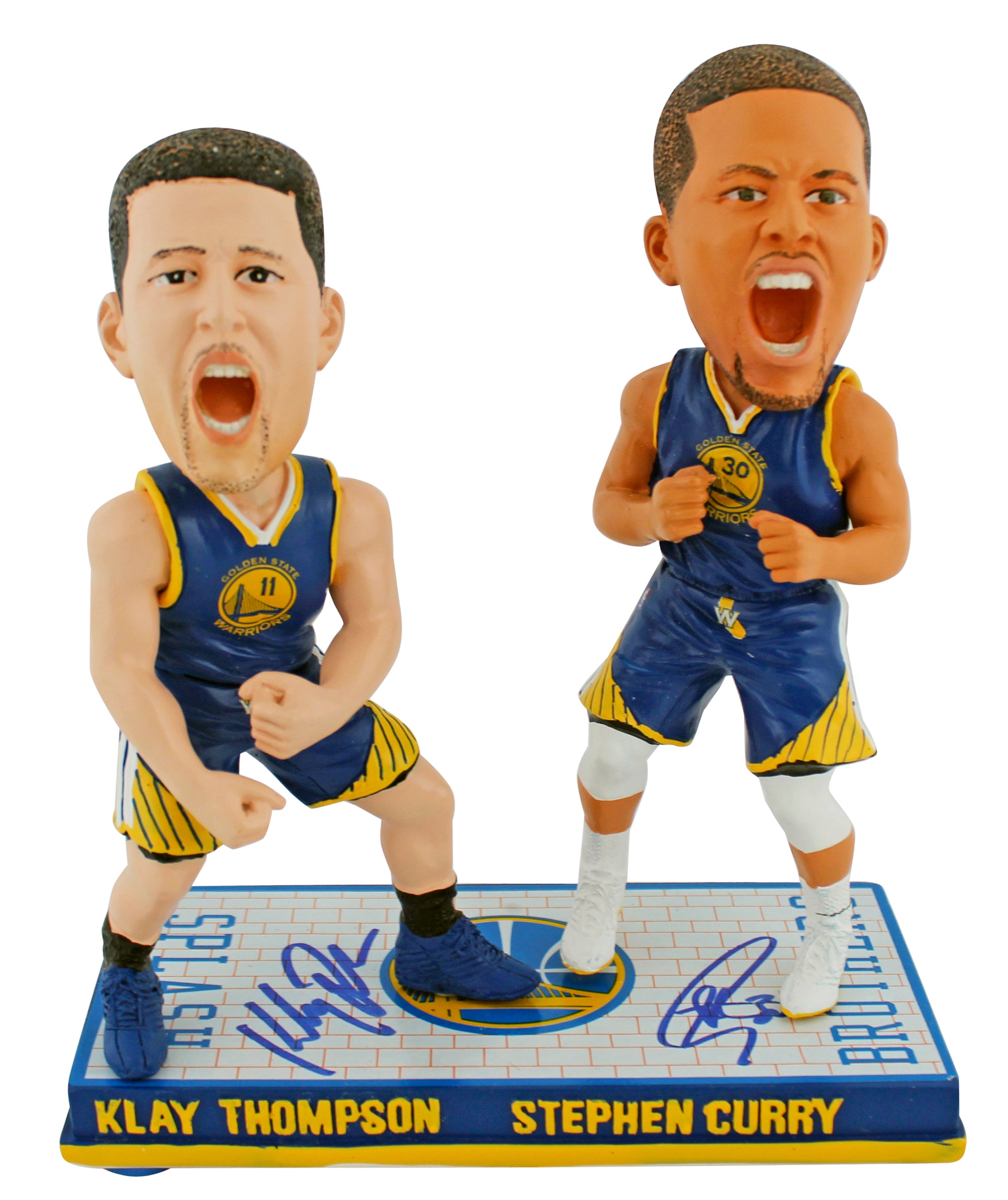 Stephen Curry & Klay Thompson Signed Splash Bros Bobblehead LE #245/252 Fanatics
