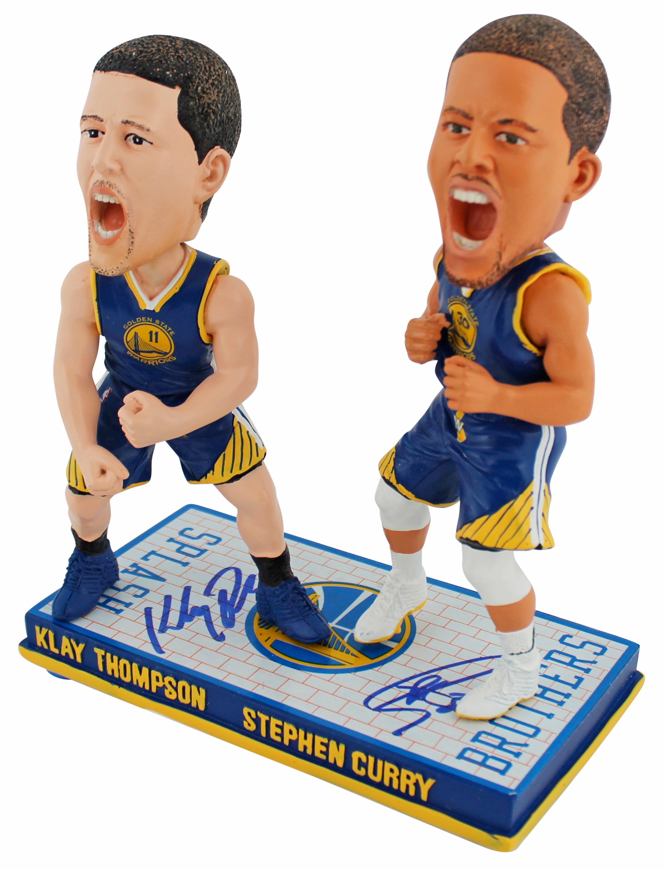 Stephen Curry & Klay Thompson Signed Splash Bros Bobblehead LE #245/252 Fanatics