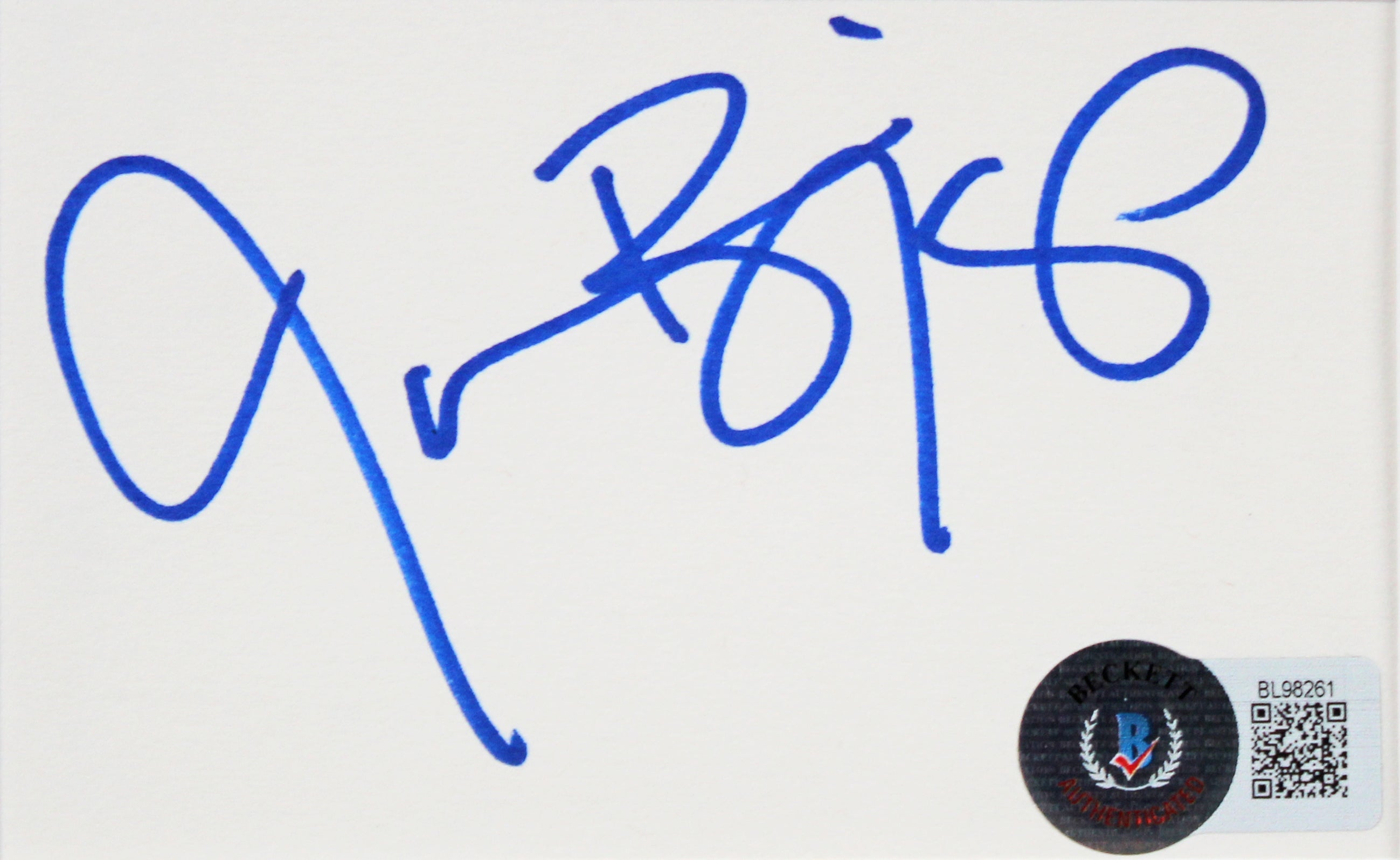 Jason Biggs & Alyson Hannigan American Pie Signed Index Card Framed Display BAS