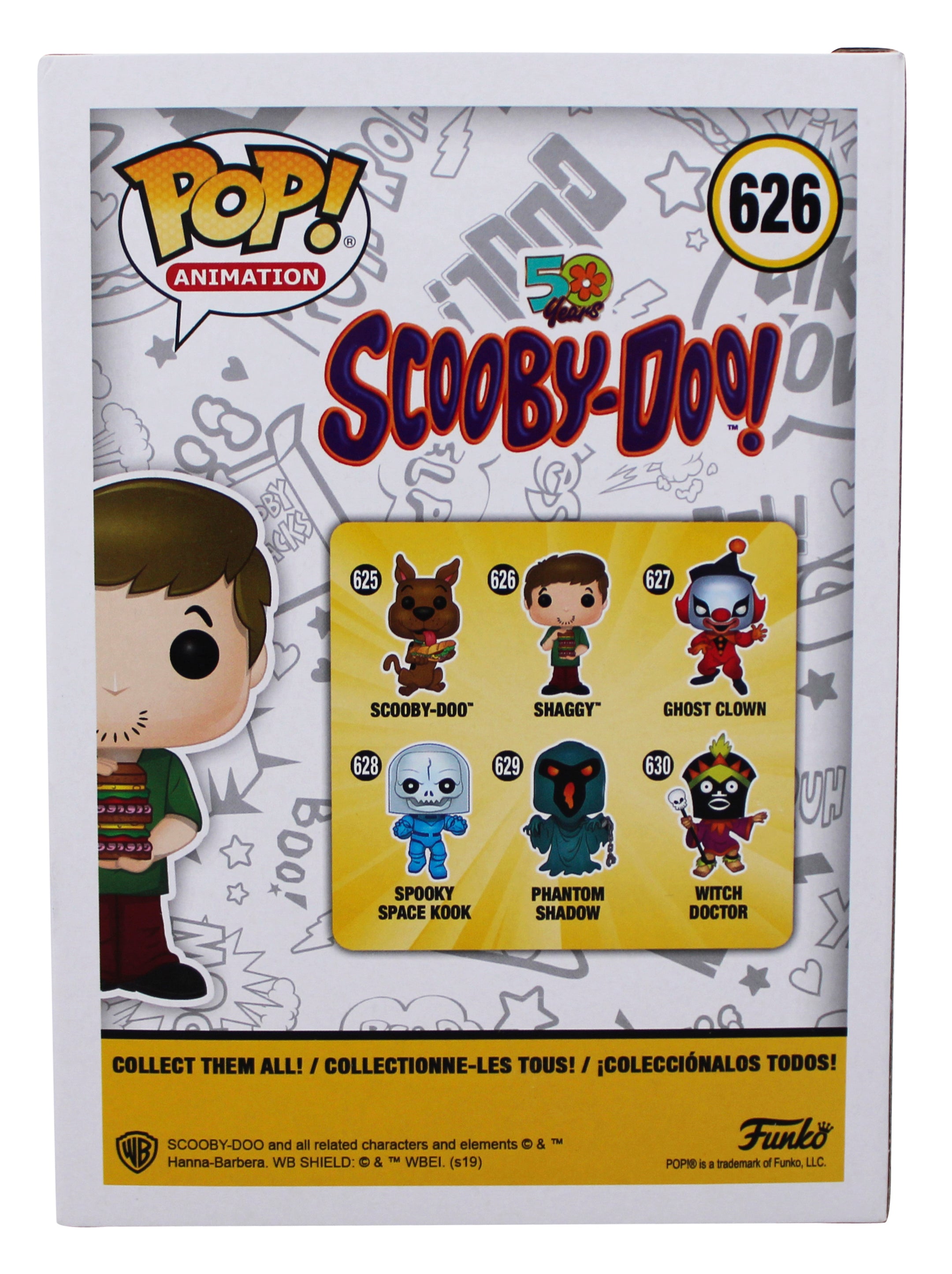 Matthew Lillard "Zoinks" Signed Shaggy #626 Funko Pop Vinyl Figure JSA #AP42473