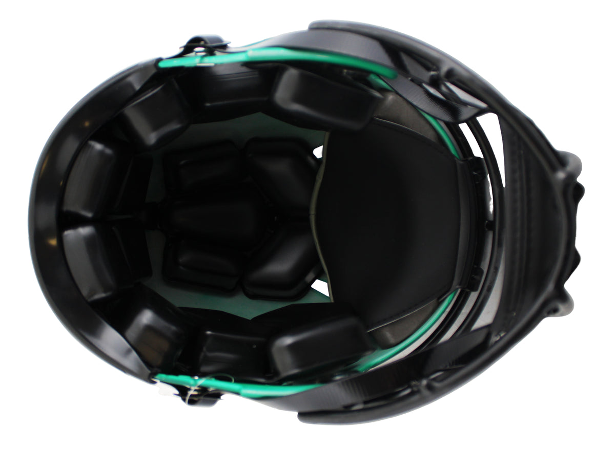 Eagles DeVonta Smith Signed Rave Full Size Speed Proline Helmet W/ Case BAS Wit