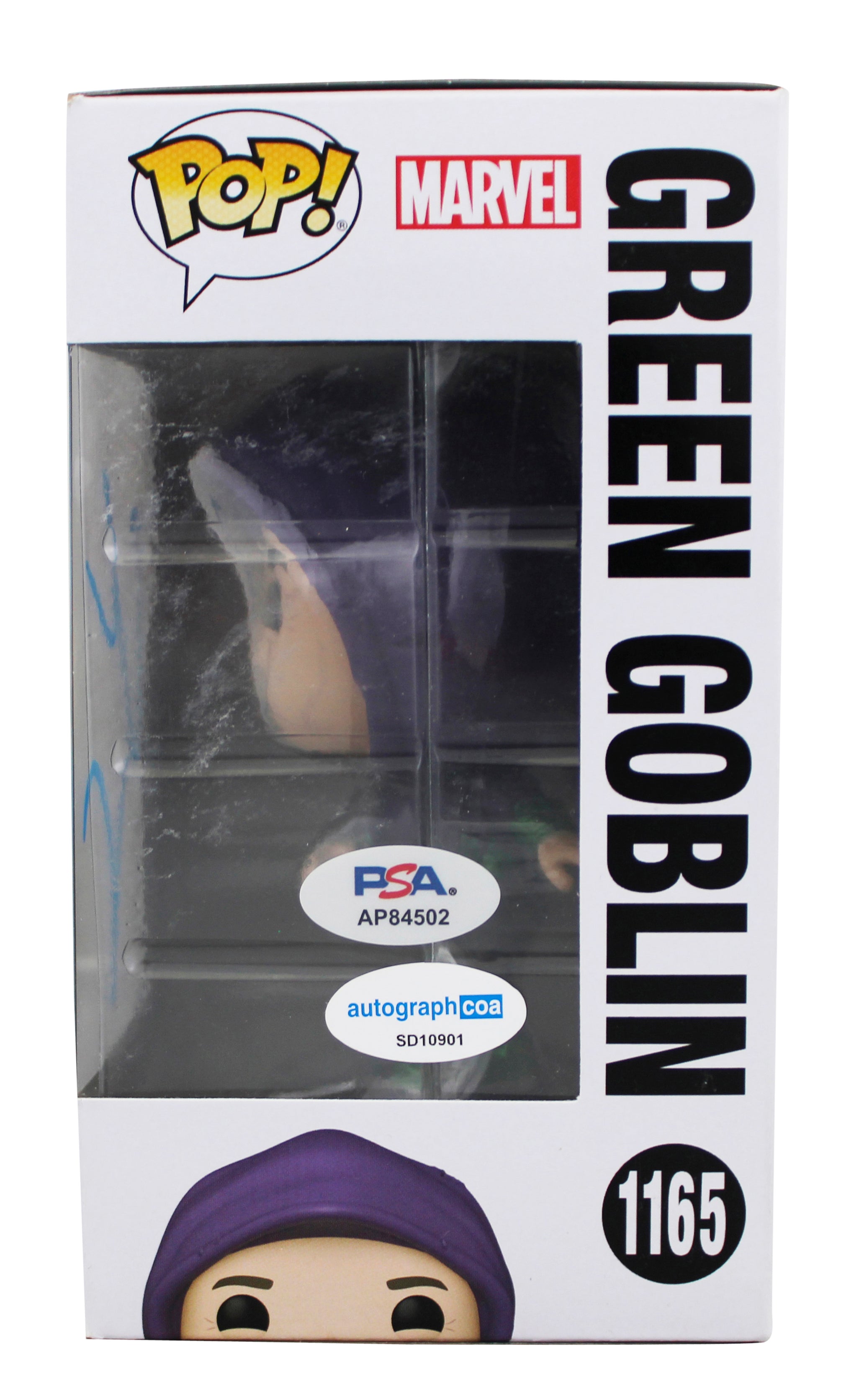 Willem Dafoe Signed Green Goblin #1165 Funko Pop Vinyl Figure PSA/DNA #AP84502