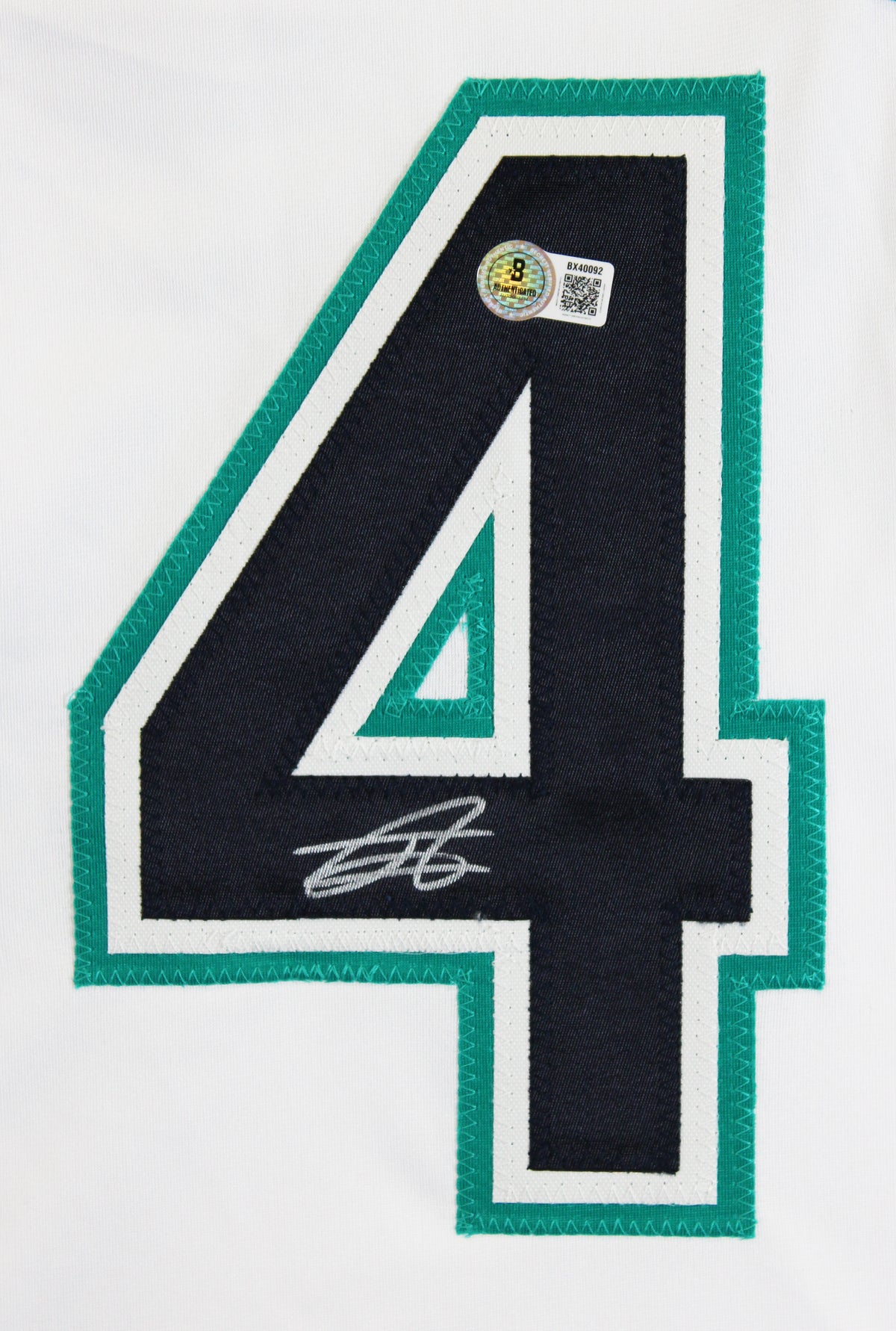 Julio Rodriguez Authentic Signed White Pro Style Jersey Autographed BAS