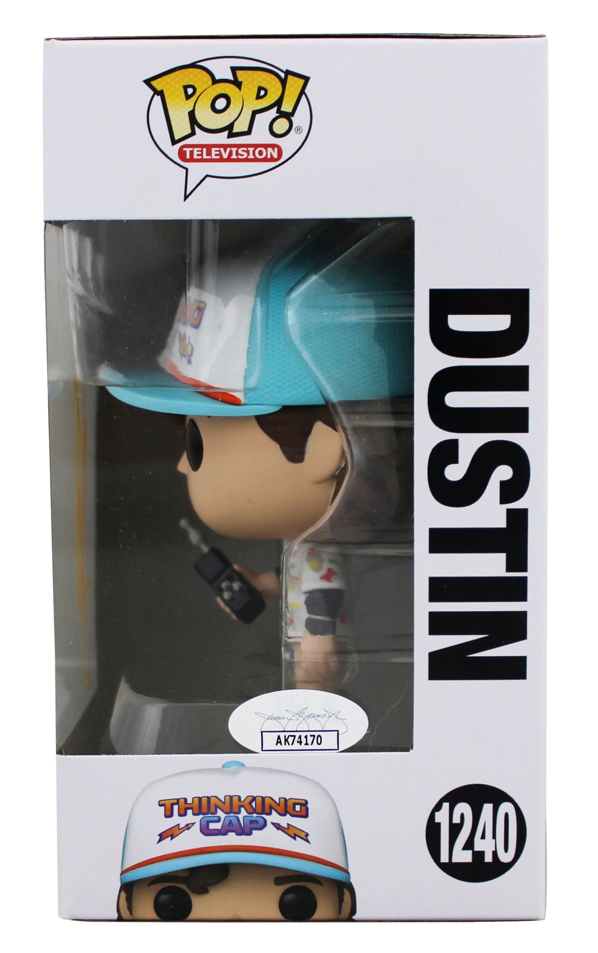 Gaten Matarazzo Stranger Things Signed #1240 Funko Pop Vinyl Figure JSA #AK74170