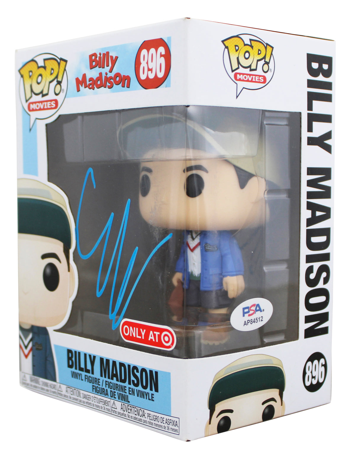 Adam Sandler Signed Billy Madison #896 Funko Pop Vinyl Figure PSA/DNA #AP84512