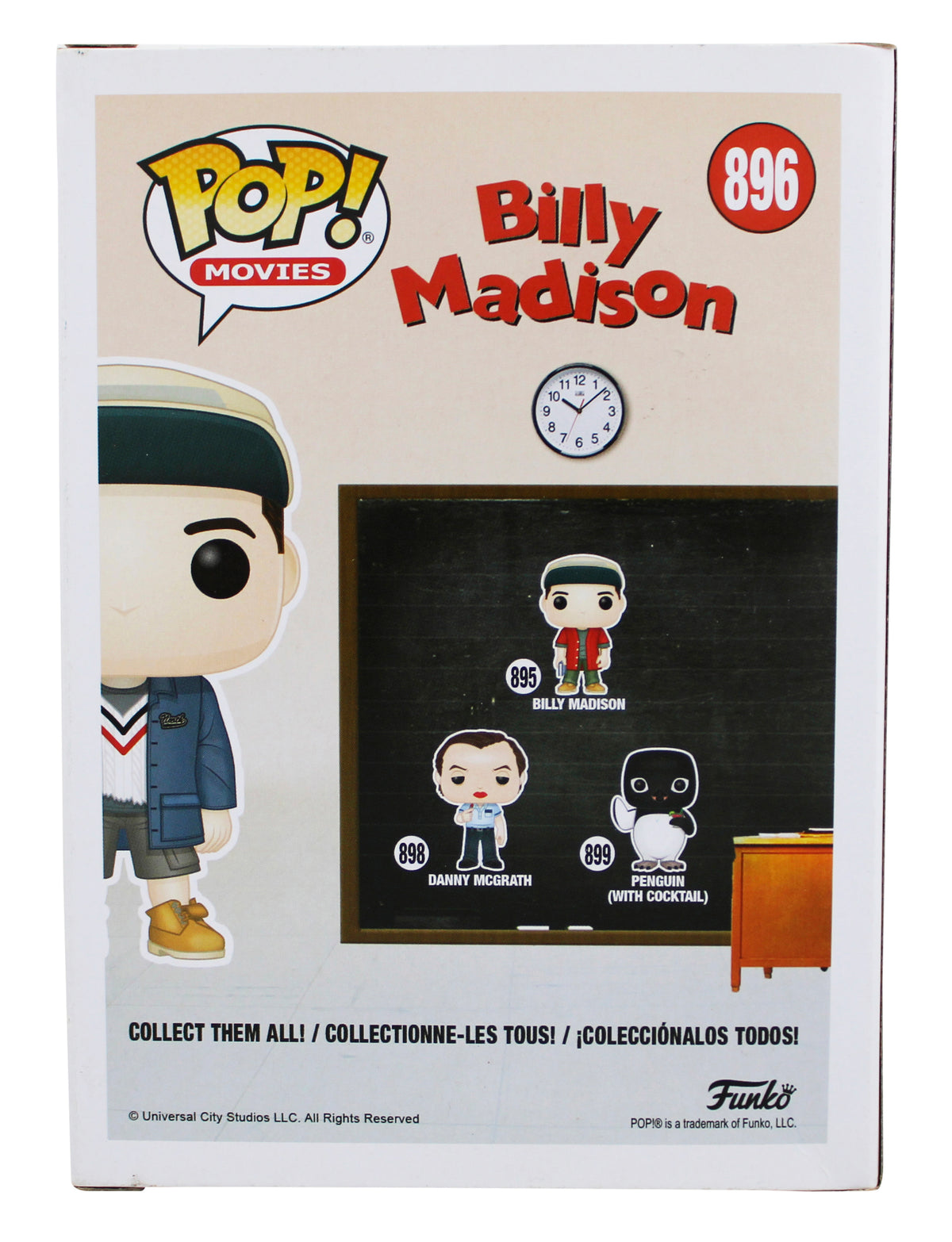 Adam Sandler Signed Billy Madison #896 Funko Pop Vinyl Figure PSA/DNA #AP84512