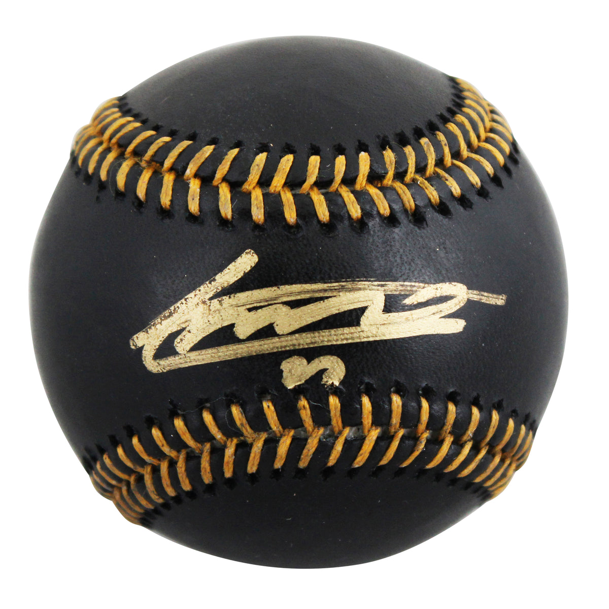 Blue Jays Vladimir Guerrero Jr. Signed Black OML Baseball JSA Witness #WA222455
