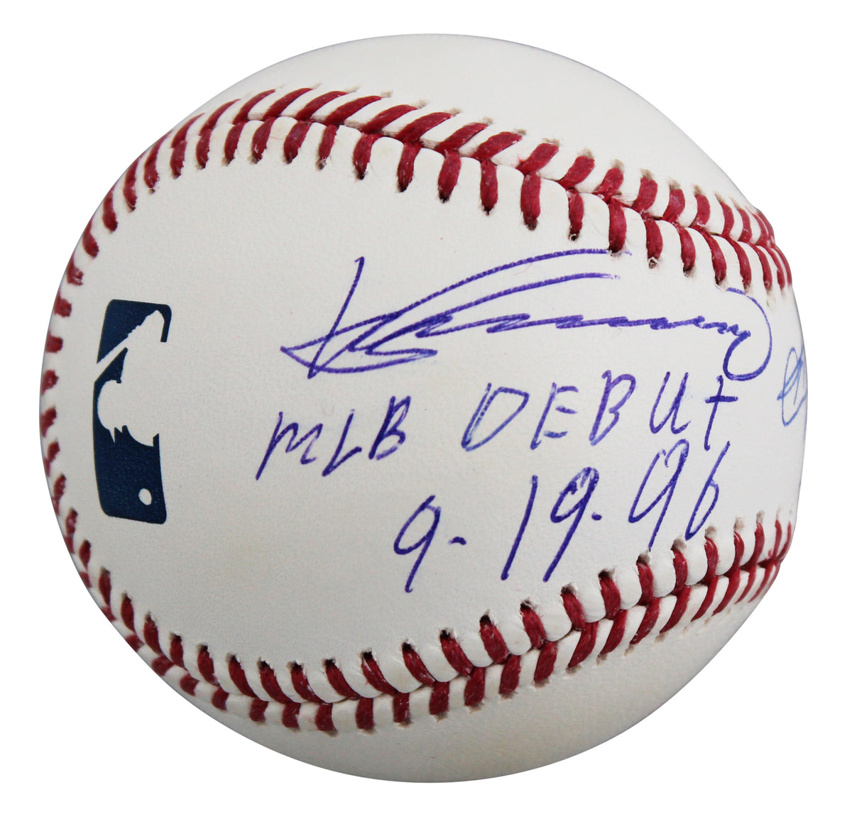 Vladimir Guerrero Sr. & Vladimir Guerrero Jr. Signed OML Baseball MLB #PX441456