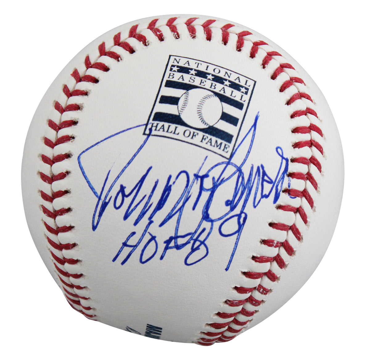 Reds Johnny Bench "HOF 89" Signed Hall OF Fame Logo Oml Baseball BAS #BY103710