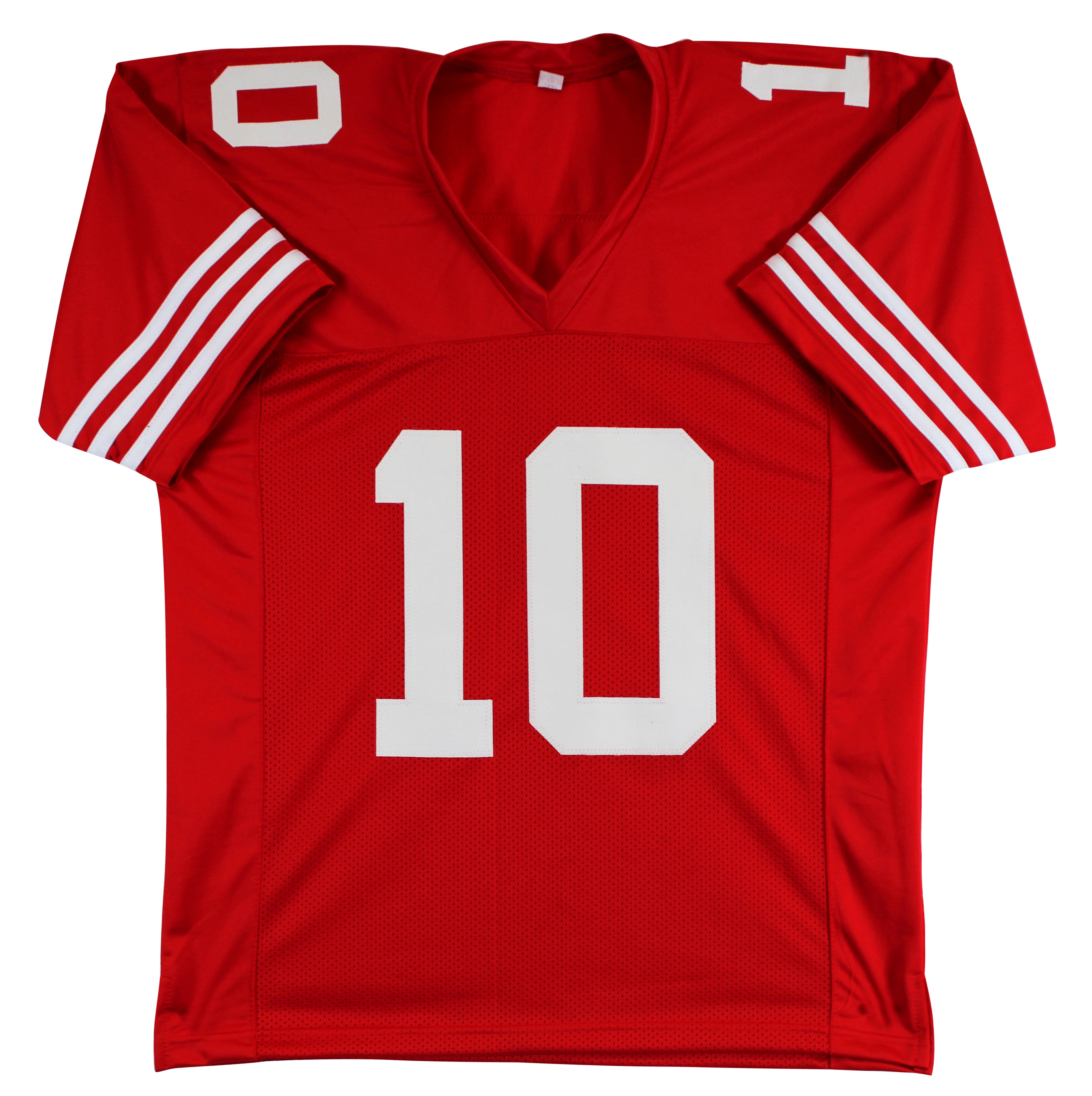 Mac Jones Authentic Signed Red Pro Style Jersey Autographed BAS Witnessed