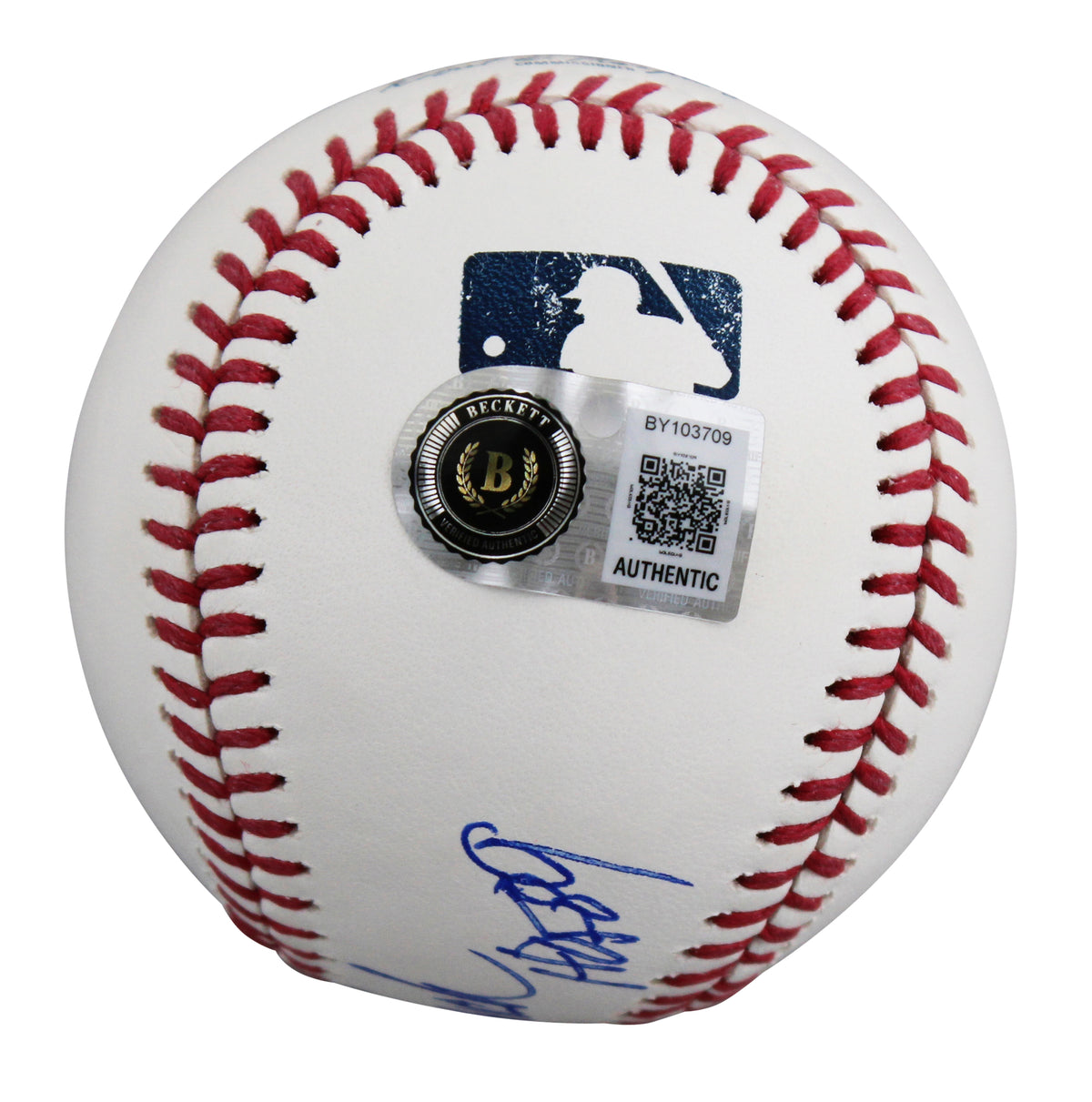 Reds Johnny Bench "HOF 89" Signed Robert Manfred OML Baseball BAS #BY103709