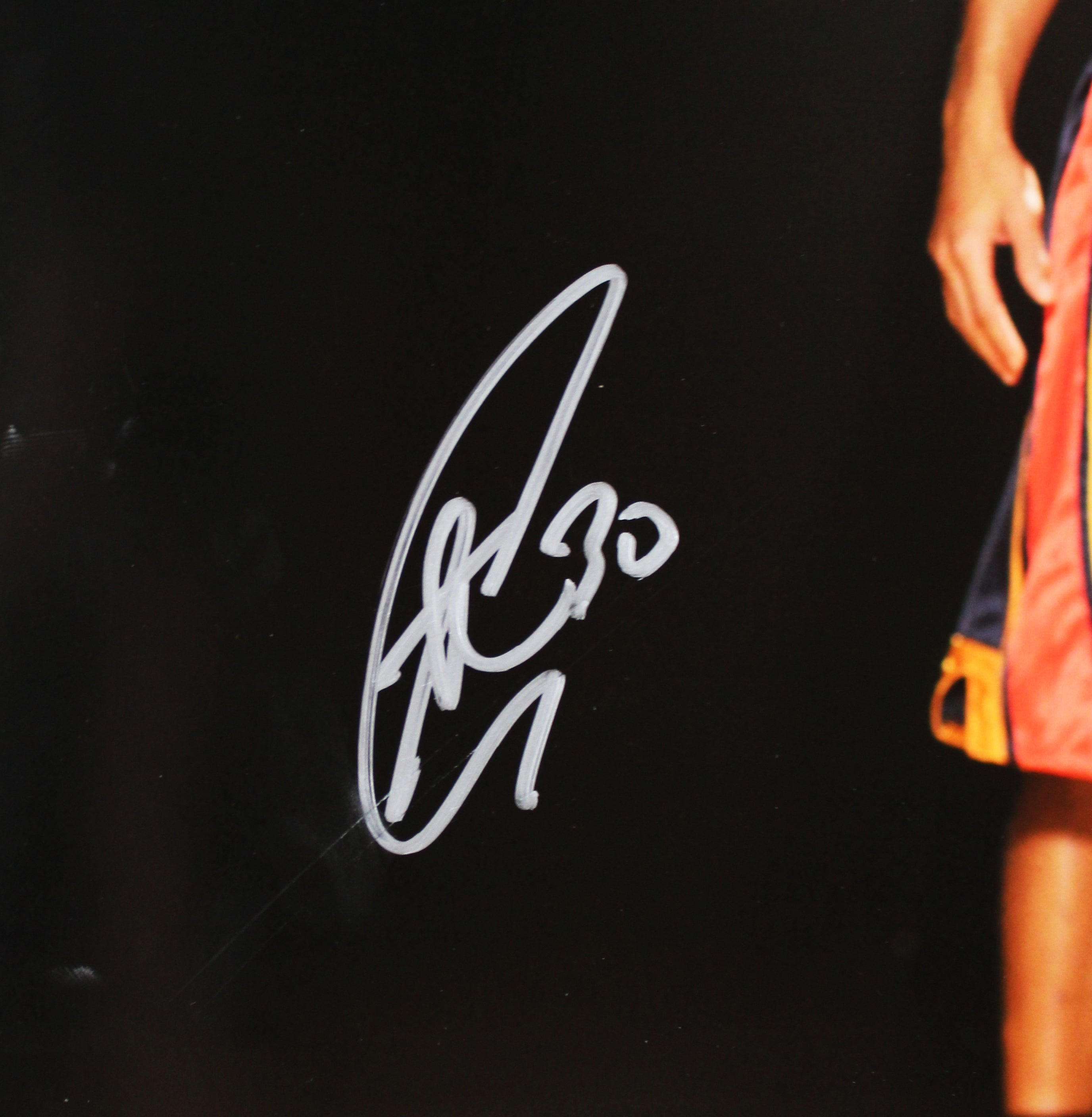 Warriors Stephen Curry Authentic Signed 16x20 Vertical Rookie Photo JSA