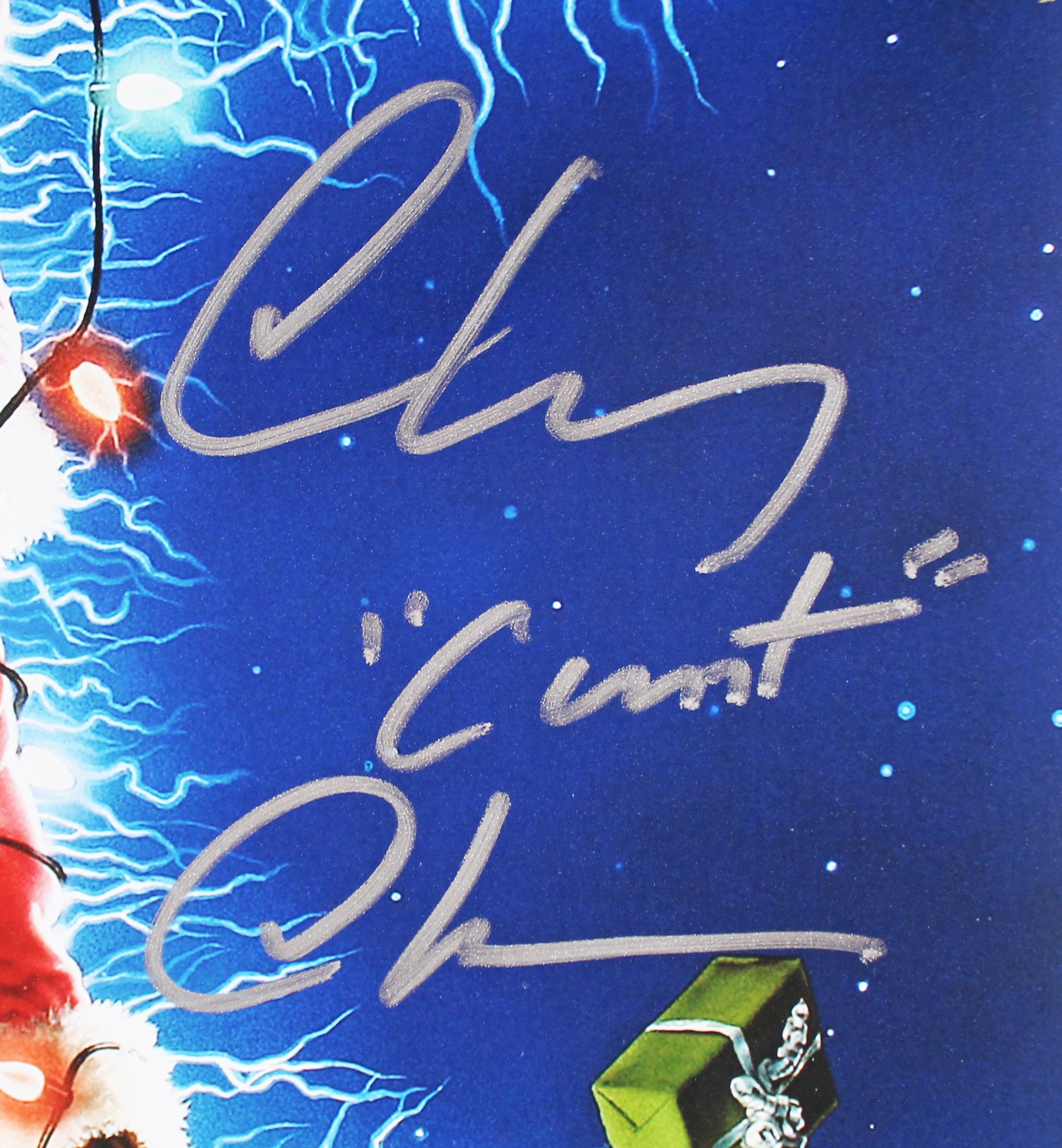 Chevy Chase Christmas Vacation "C***" Signed 12x18 Photo BAS Witnessed #1W865490