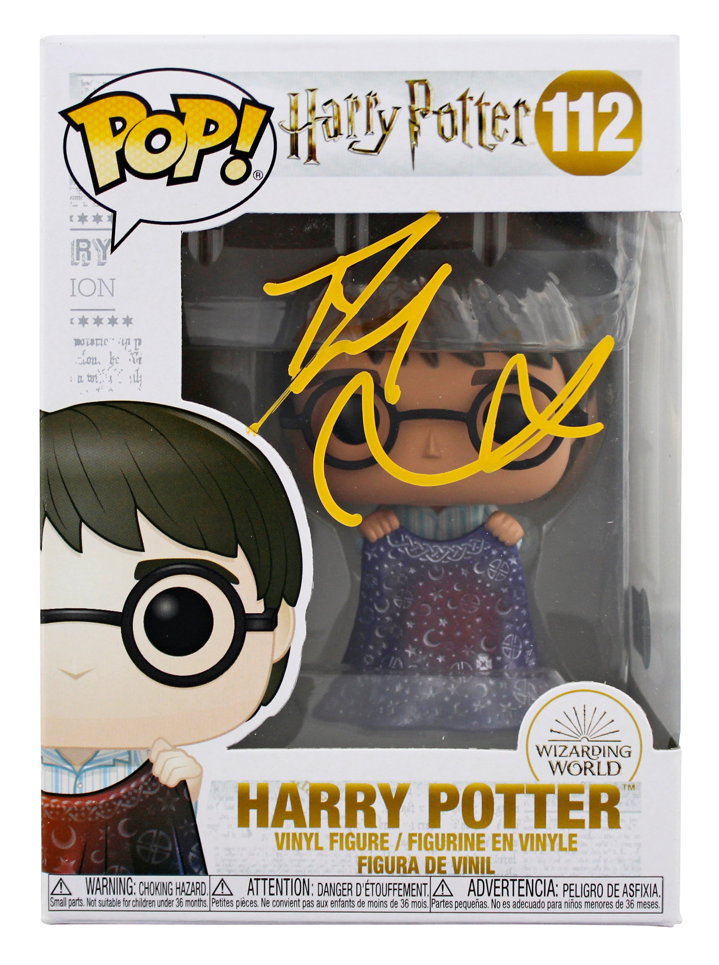 Daniel Radcliffe Harry Potter Authentic Signed #112 Funko Pop Vinyl Figure BAS