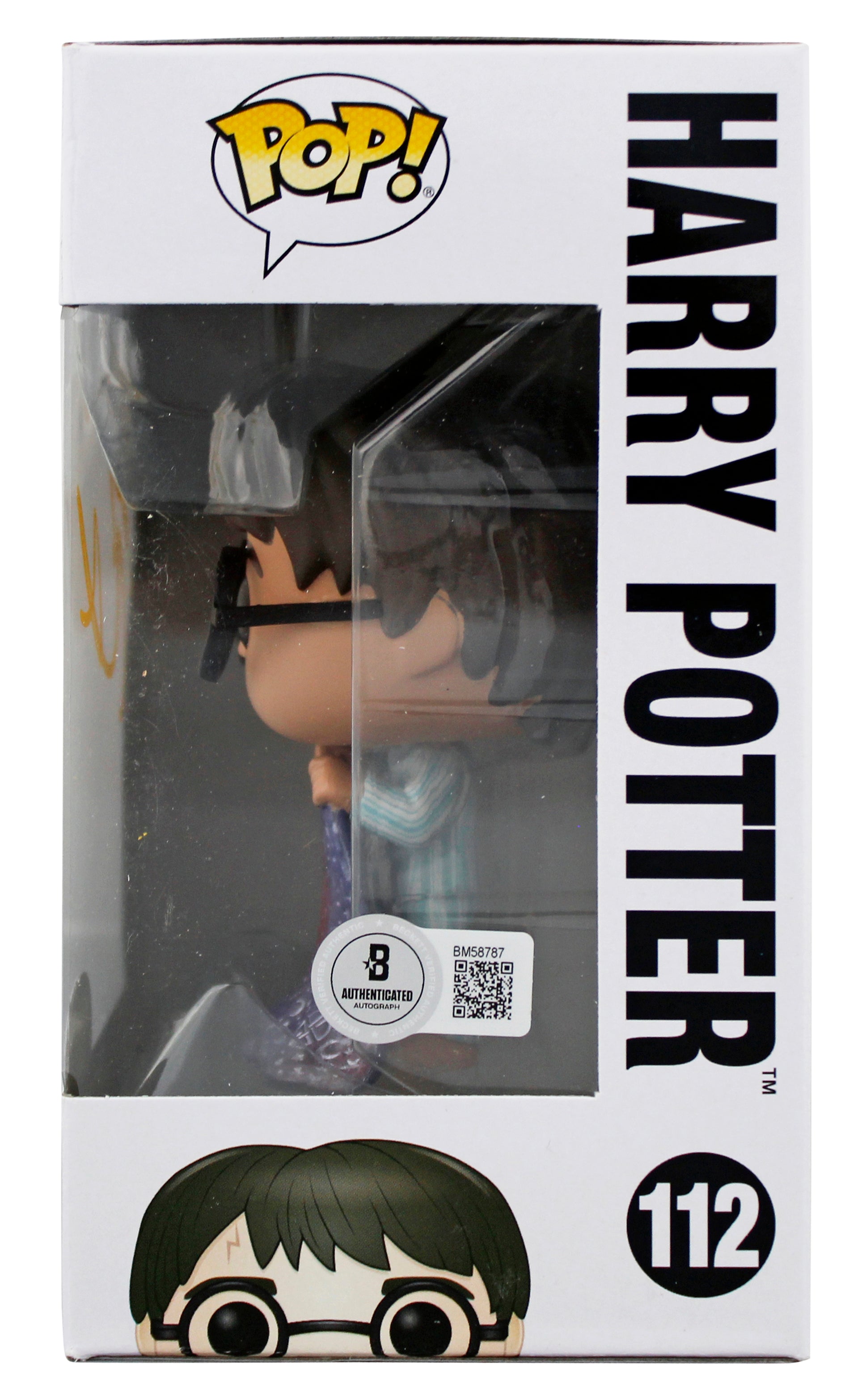 Daniel Radcliffe Harry Potter Authentic Signed #112 Funko Pop Vinyl Figure BAS