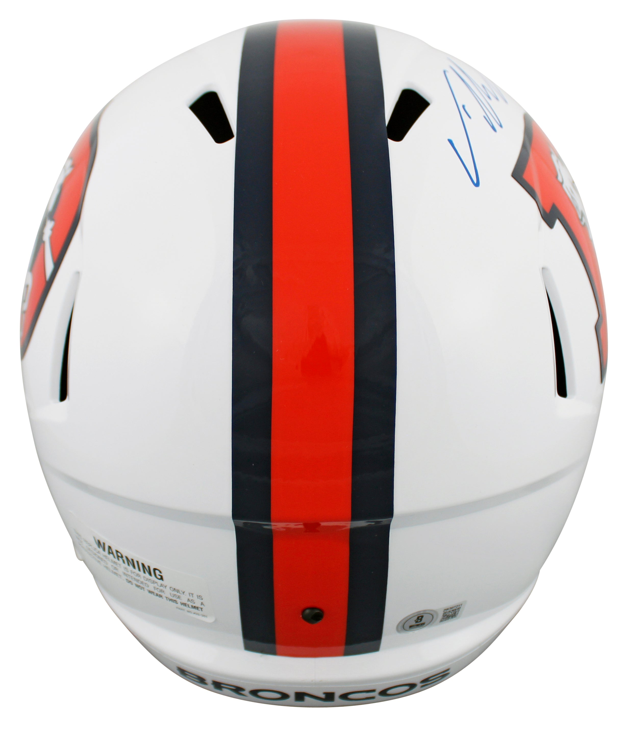 Broncos Von Miller Signed 2023 Alt Full Size Speed Rep Helmet W/ Case BAS Wit