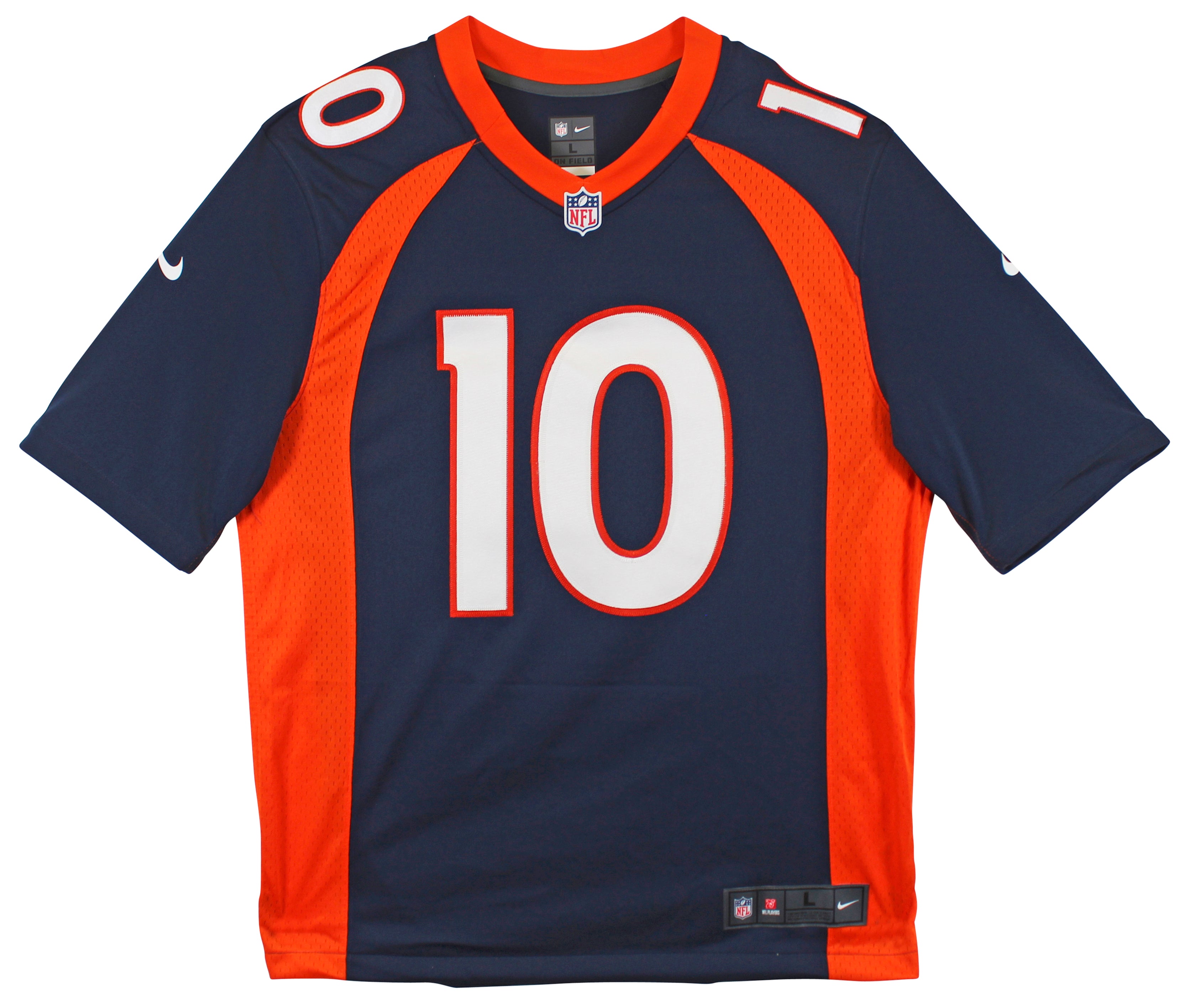 Broncos Bo Nix Authentic Signed Navy Blue Nike Limited Jersey w/ Sewn #s BAS Wit