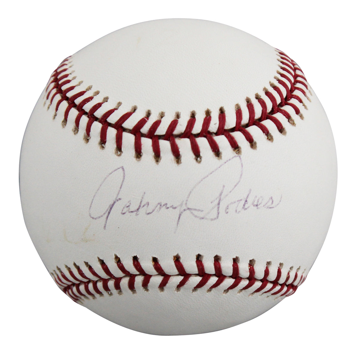 Dodgers Johnny Podres Authentic Signed Allen Selig OML Baseball BAS #BY031107