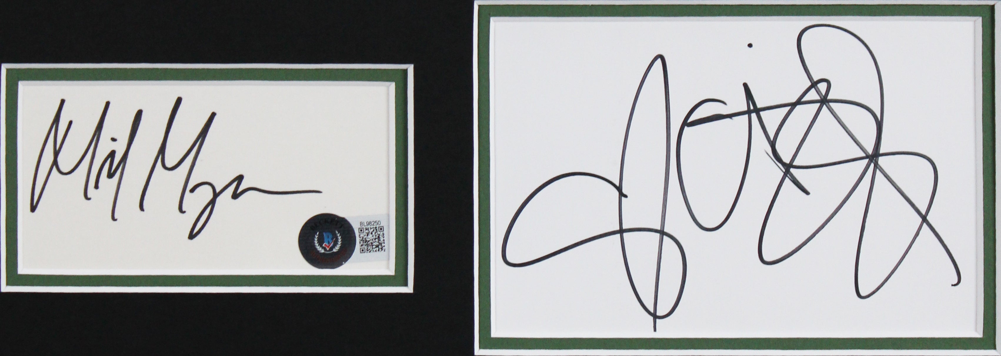 Mike Myers & Cameron Diaz Shrek Authentic Signed Framed Display BAS #BL98250