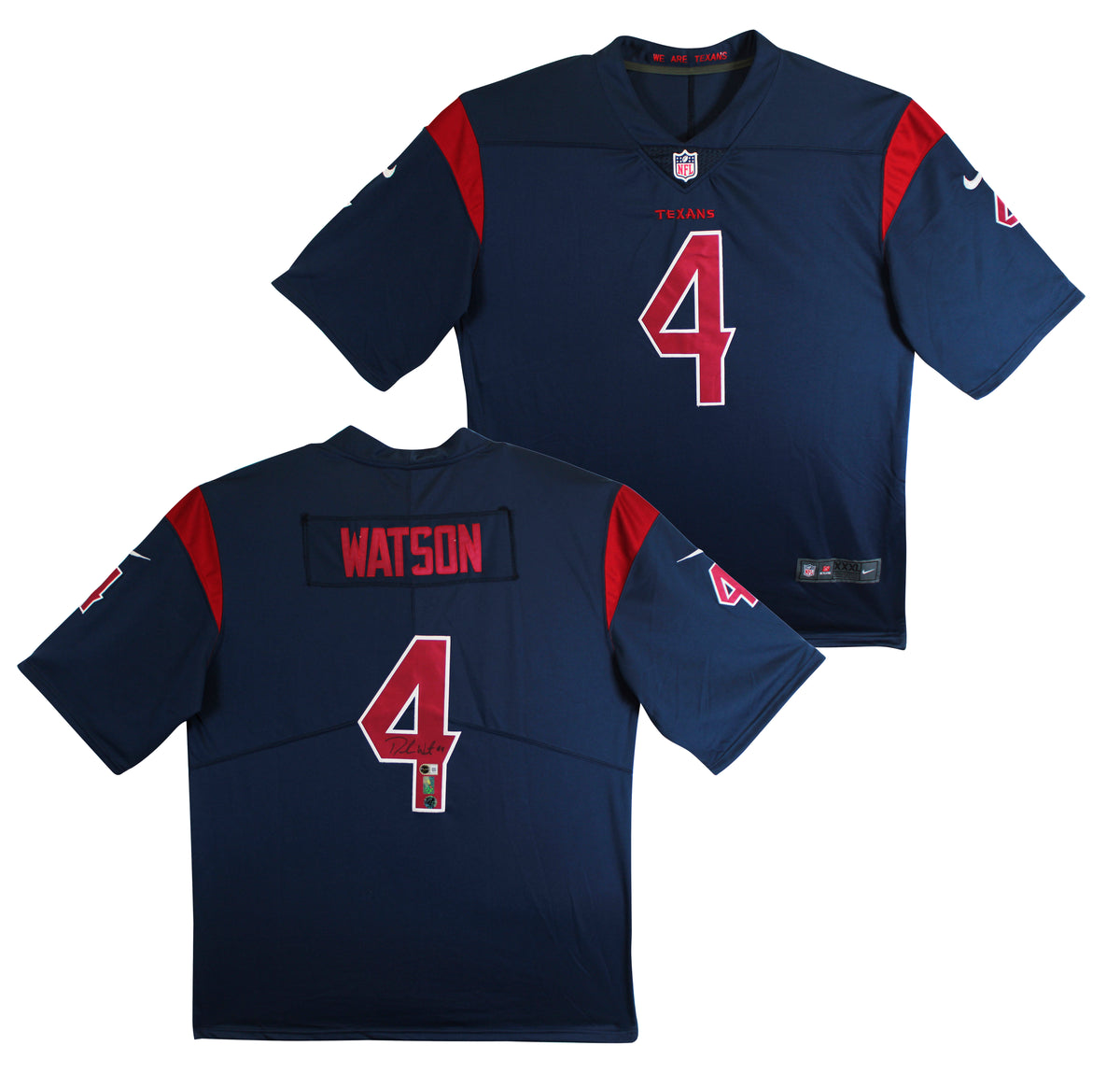 Texans Deshaun Watson Authentic Signed Navy Nike Jersey BAS #BY093002