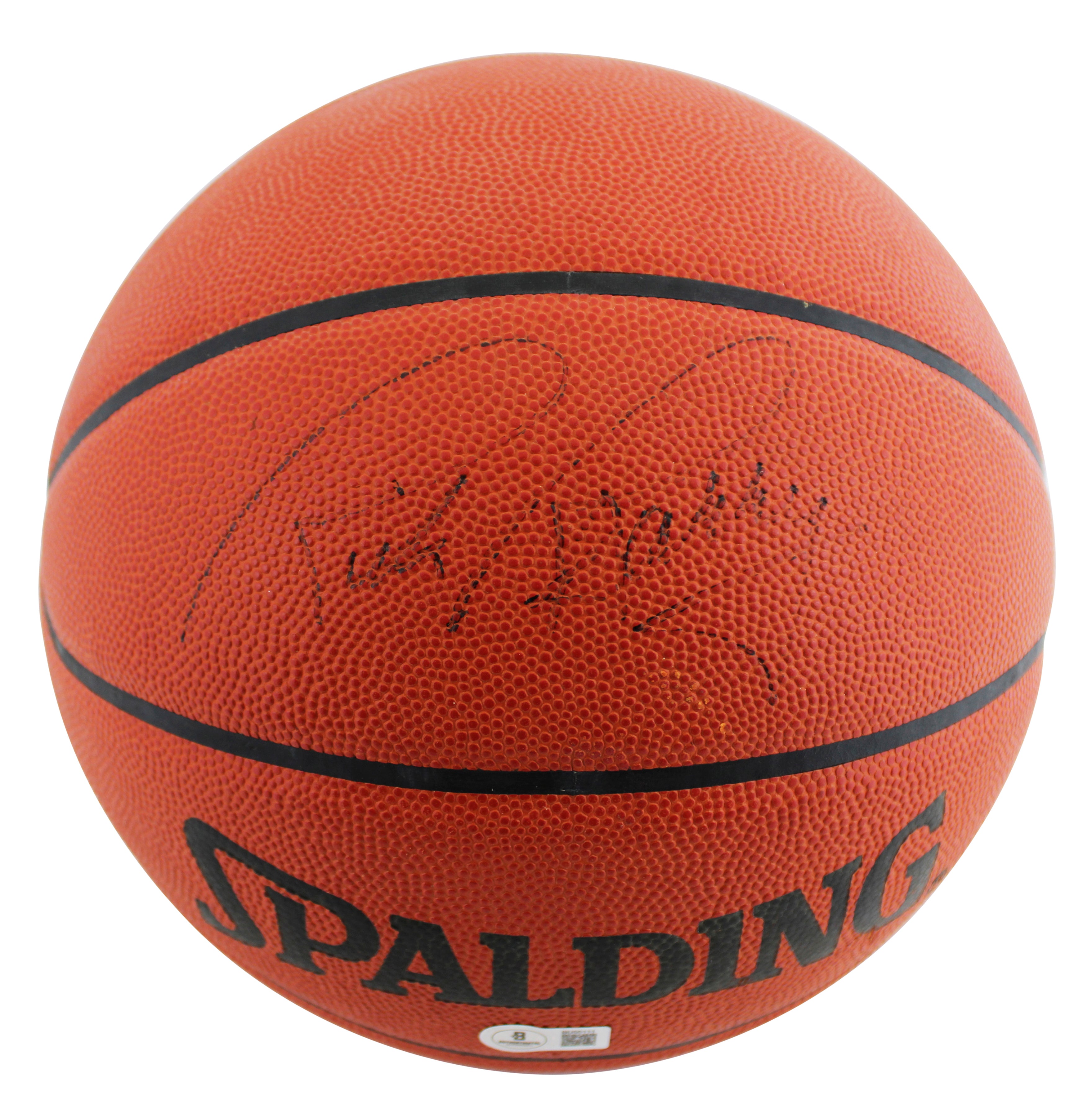 Warriors Rick Barry Signed Spalding Official NBA Game Basketball BAS #BU55111