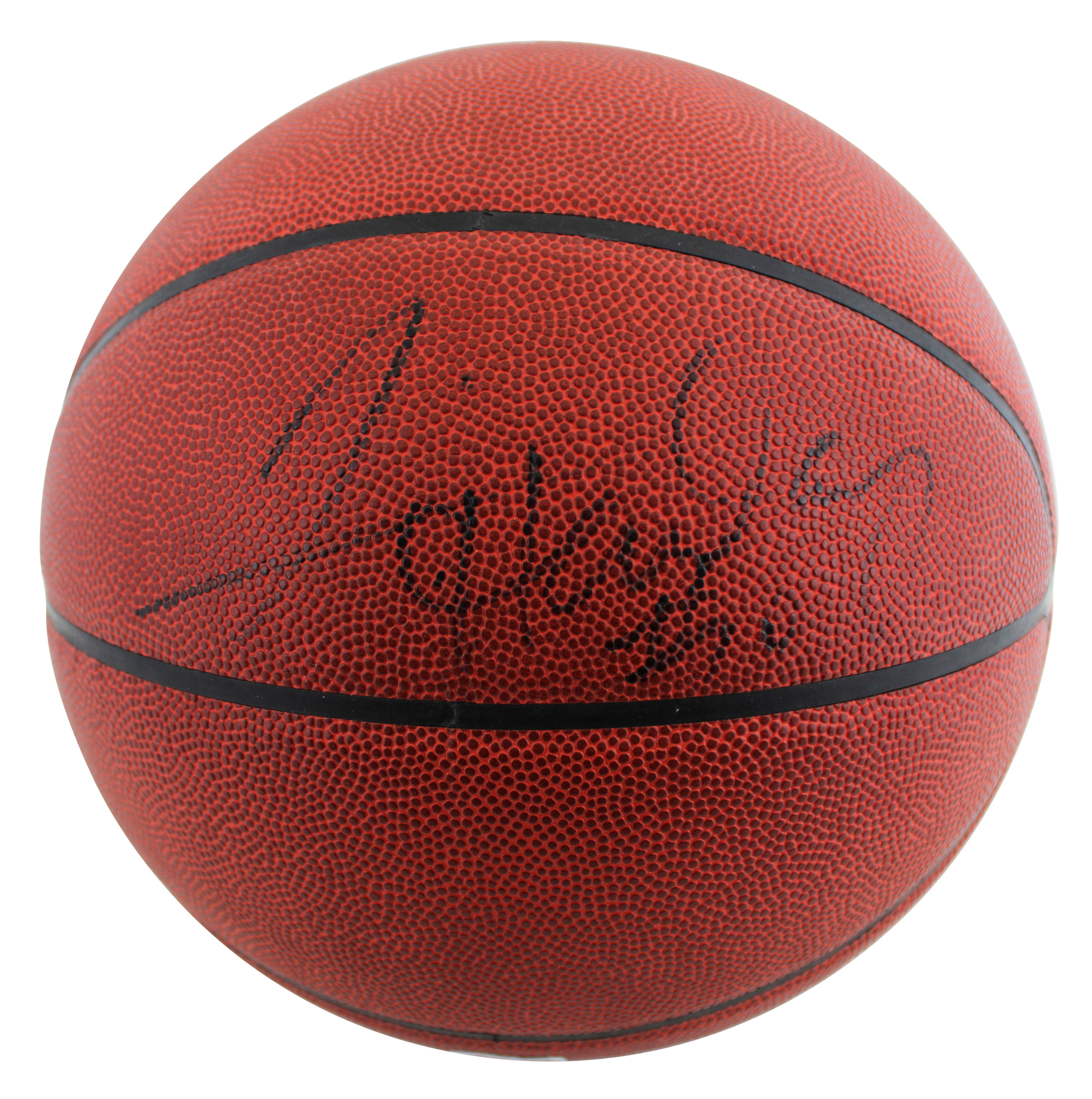 Warriors Tim Hardaway Sr. Authentic Signed Spalding I/O Basketball BAS #BU55110