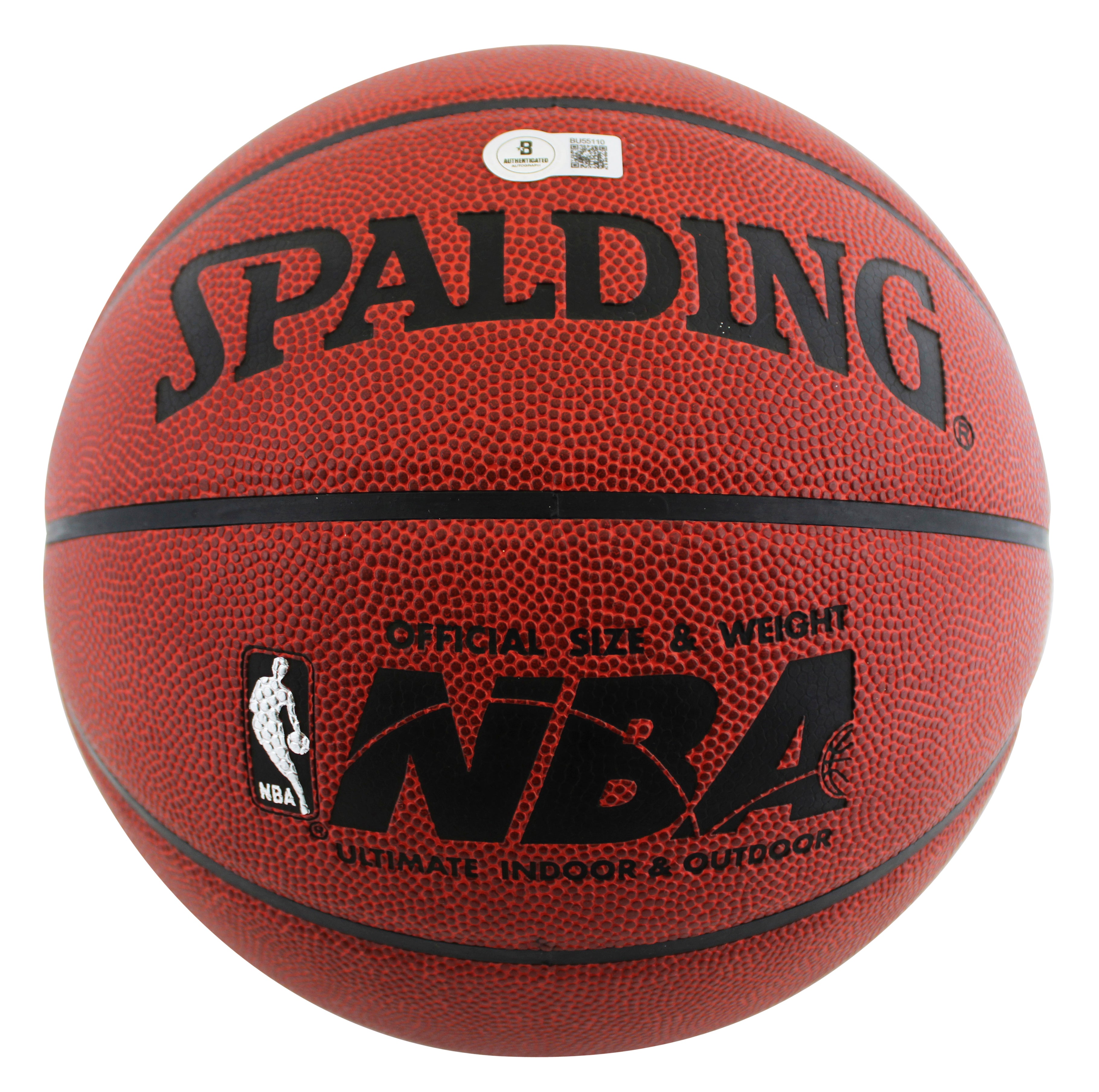 Warriors Tim Hardaway Sr. Authentic Signed Spalding I/O Basketball BAS #BU55110