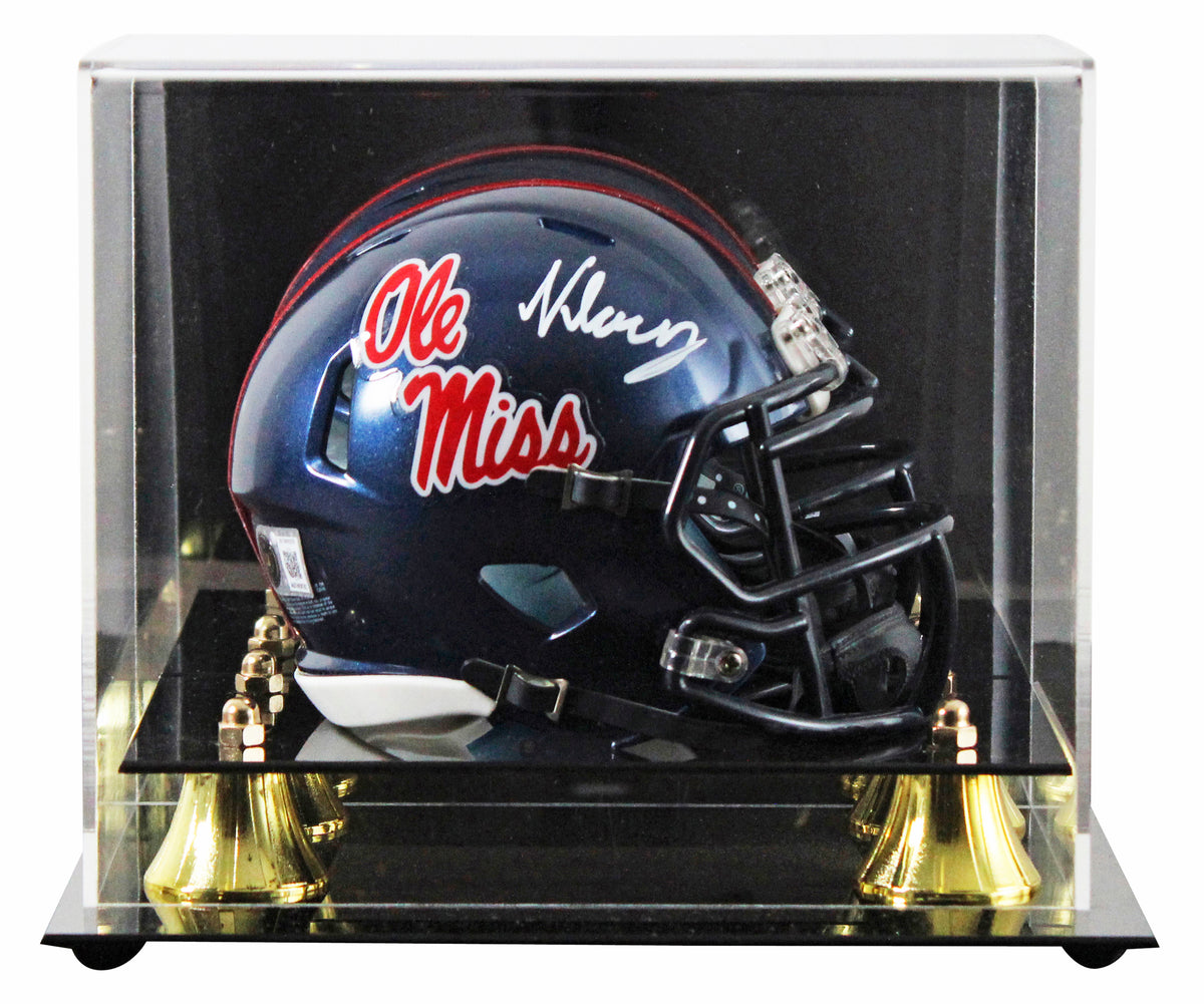 Ole Miss Kewan Lacy Authentic Signed Speed Mini Helmet W/ Case Autographed BAS