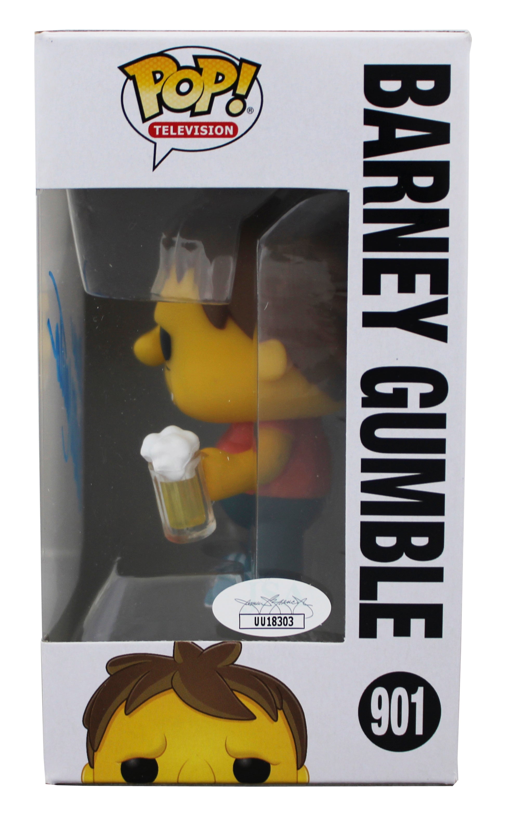 Dan Castellaneta The Simpsons Signed Barney #901 Funko Pop Figure JSA #UU18303