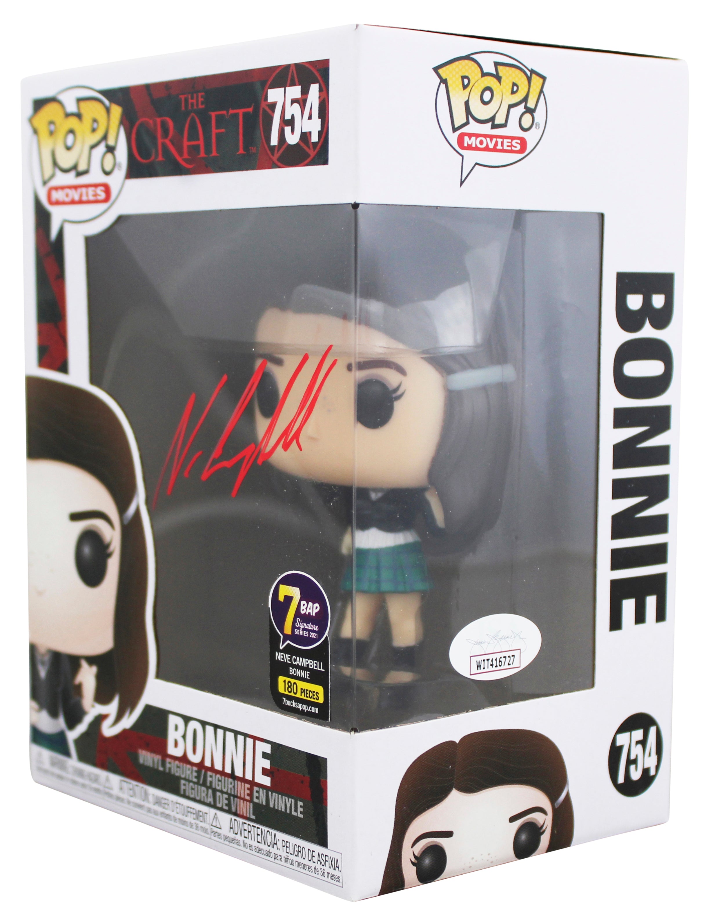 Neve Campbell The Craft Signed Bonnie #754 Funko Pop Vinyl Figure JSA #WIT416727