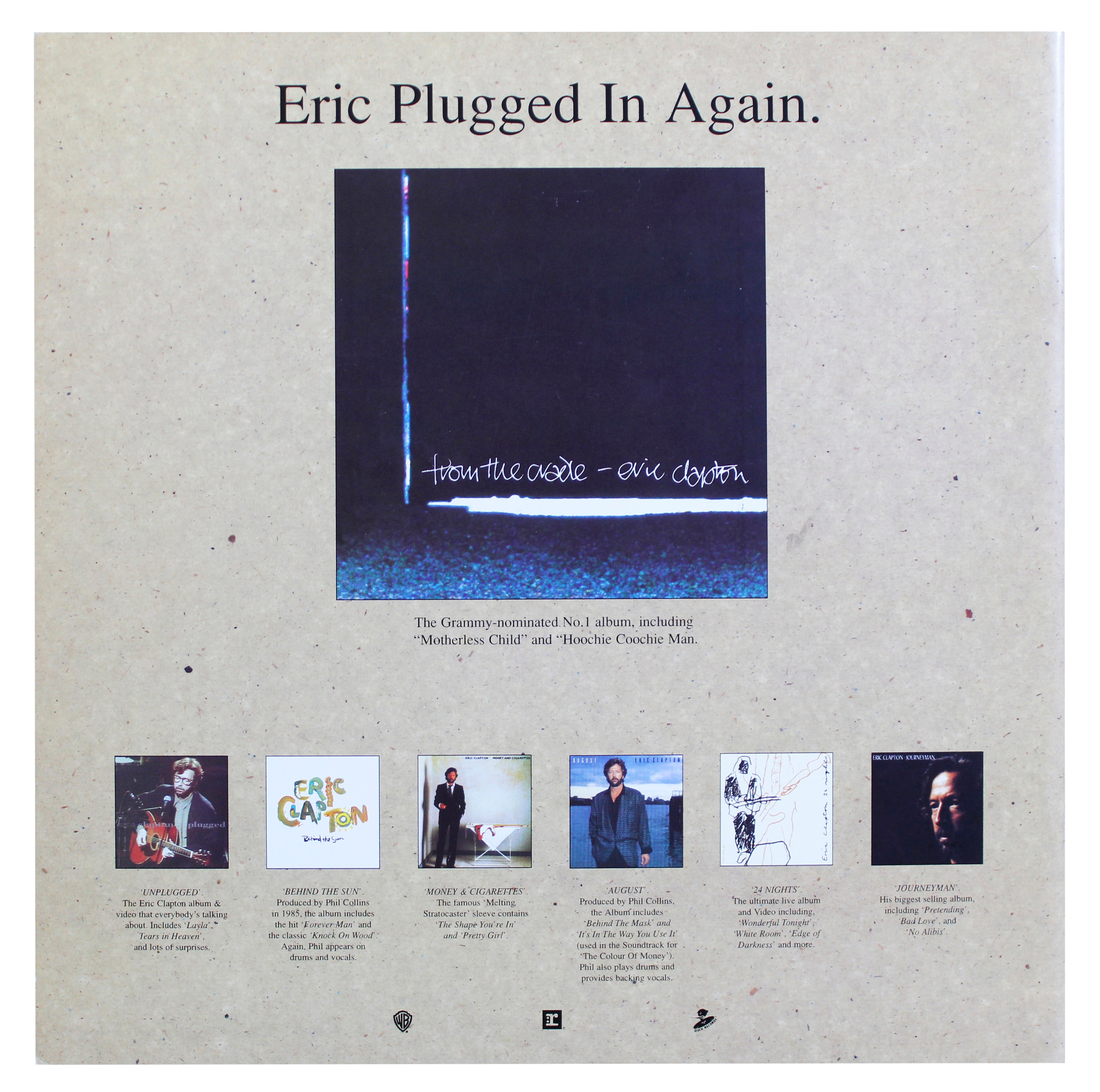 Eric Clapton Authentic Signed From the Cradle Program Autographed JSA #YY14695