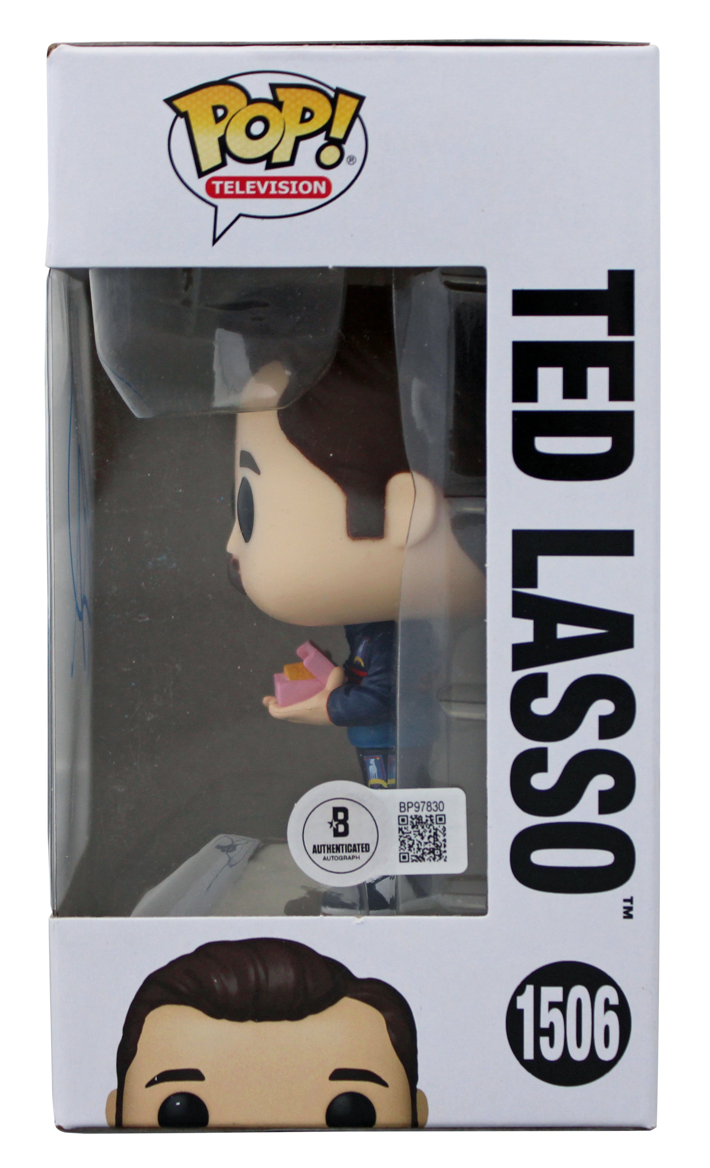 Jason Sudeikis Ted Lasso Authentic Signed #1506 Funko Pop Vinyl Figure BAS