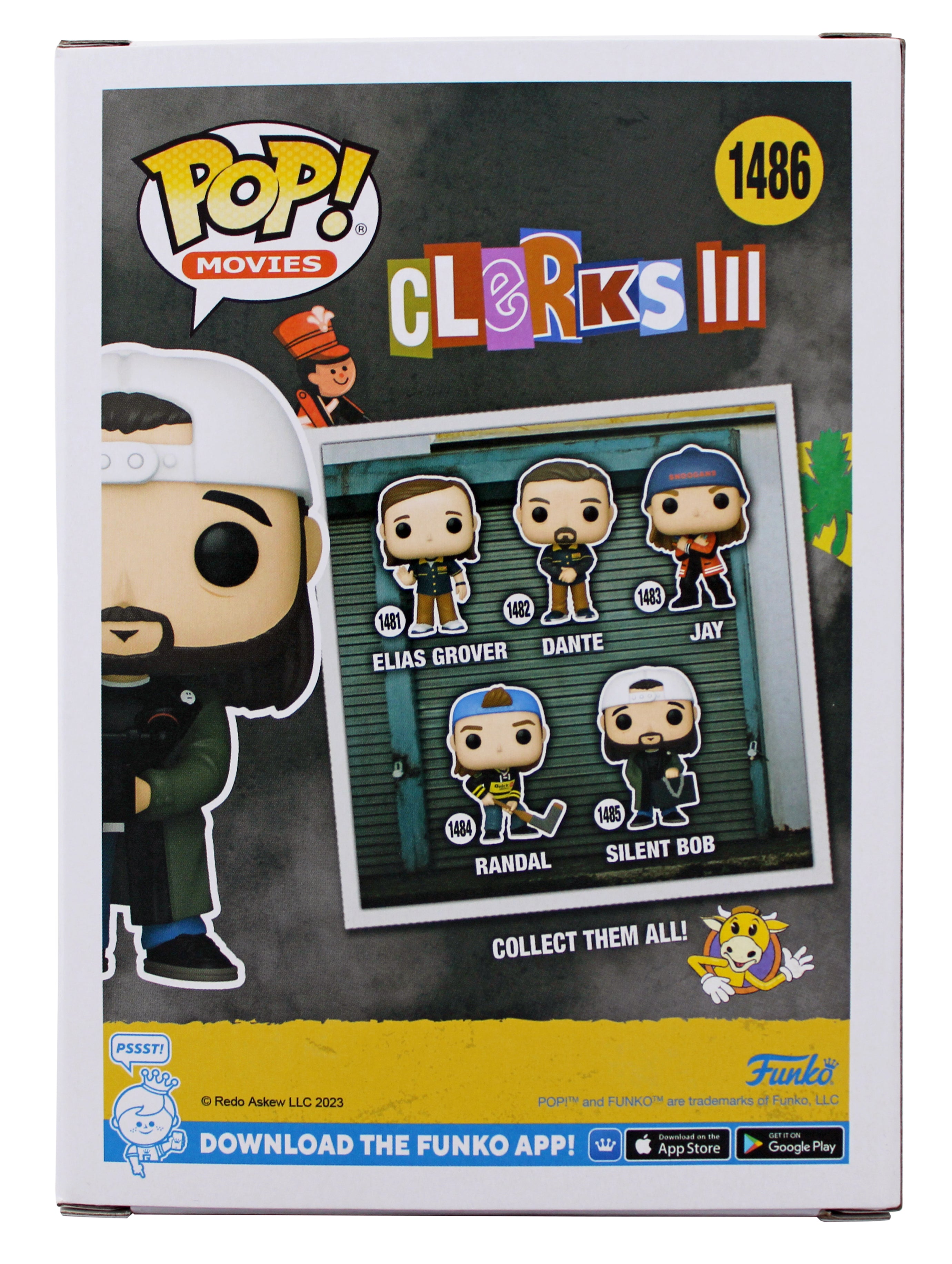 Kevin Smith Clerks III Authentic Signed #1486 Funko Pop Vinyl Figure BAS