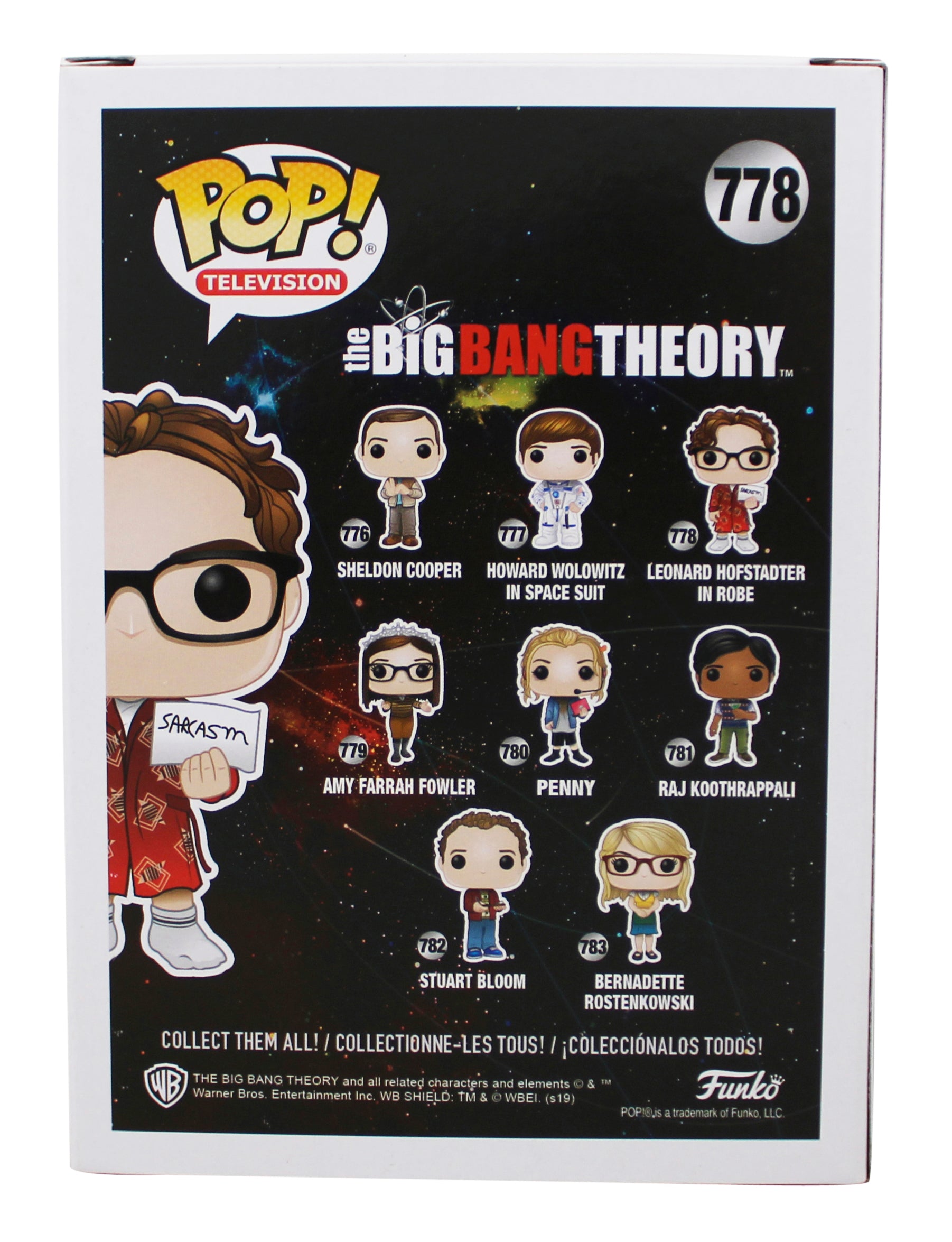 Johnny Galecki The Big Bang Theory Signed #778 Funko Pop Figure BAS #BU03232