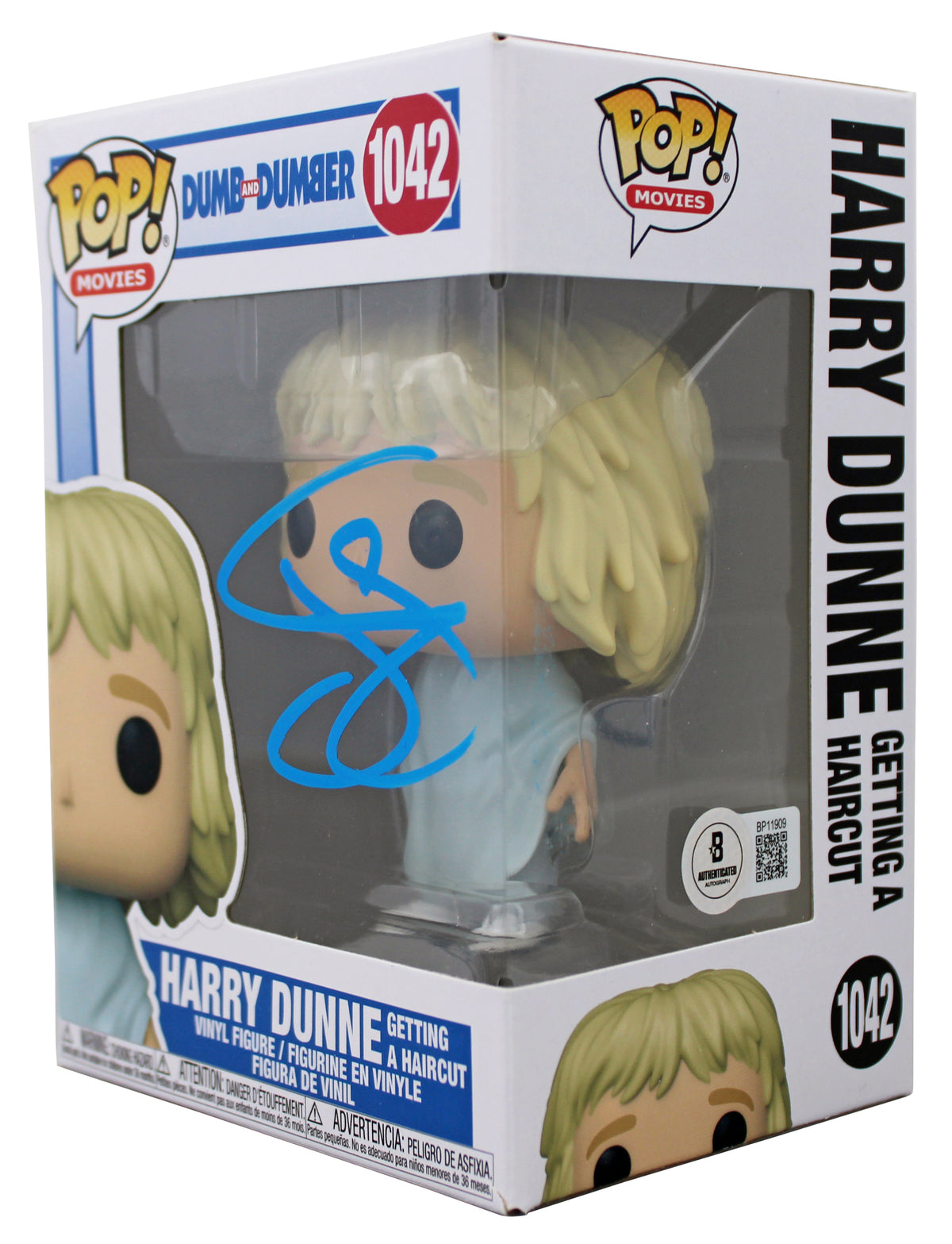 Jeff Daniels Dumb and Dumber Authentic Signed #1042 Funko Pop Vinyl Figure BAS