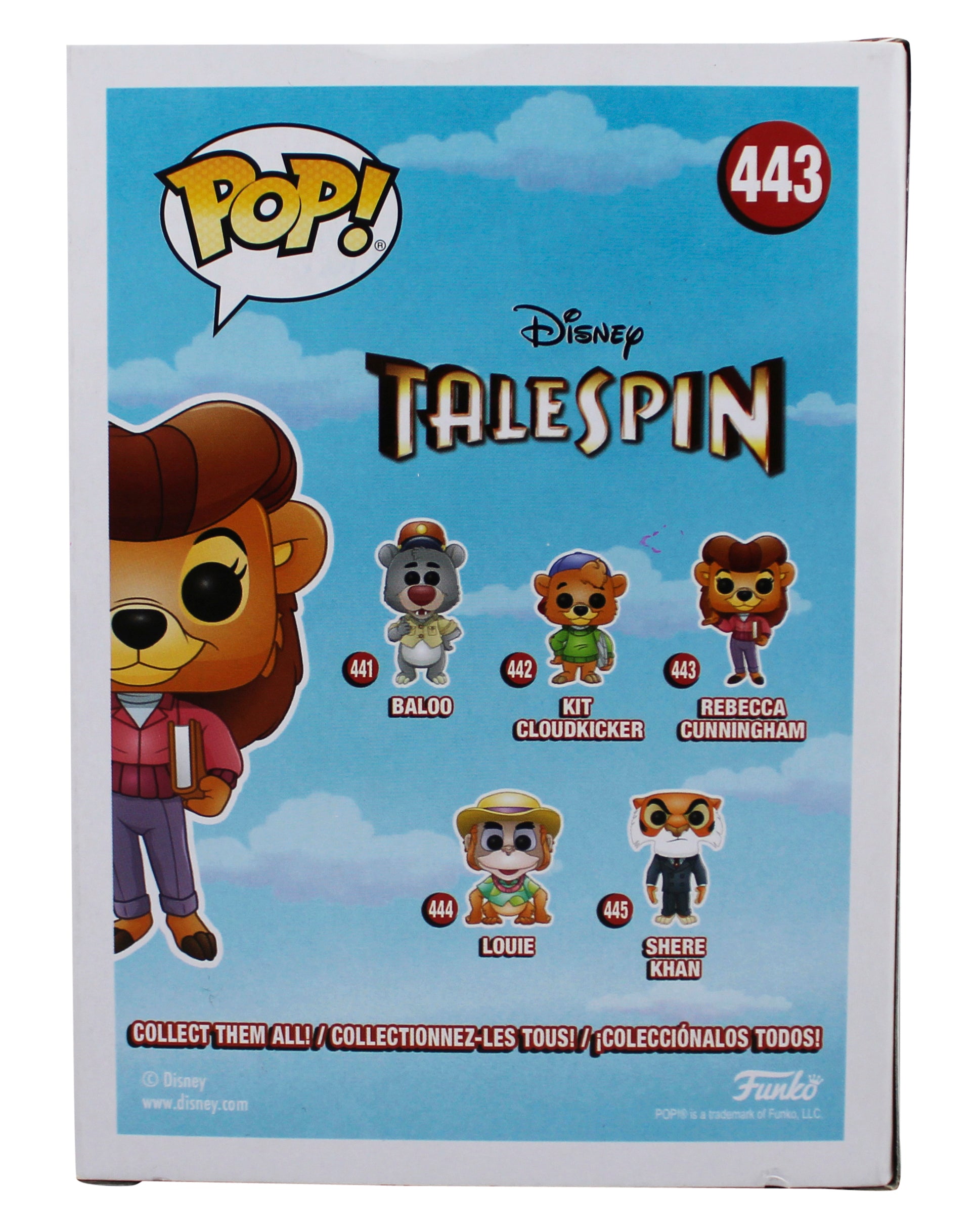 Sally Struthers TaleSpin "Rebecca" Signed #443 Funko Pop Figure PSA/DNA #AJ38417
