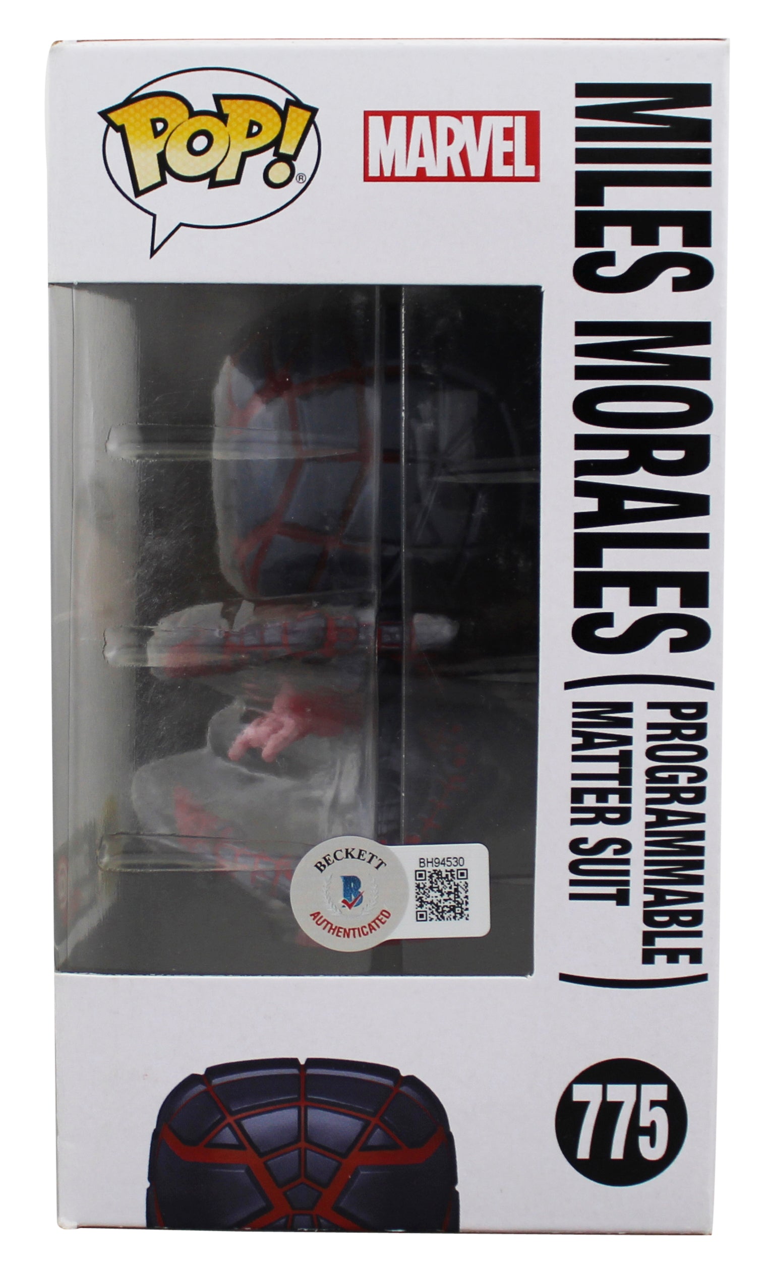 Shameik Moore Spider-Man Signed Miles Morales #775 Funko Pop Figure BAS #BH94530