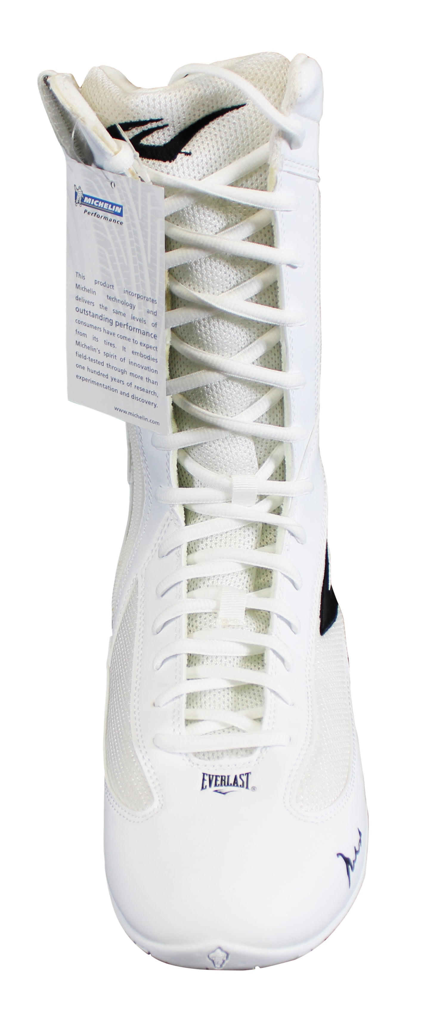 Muhammad Ali Signed White Everlast Boxing Shoe Size 11.5 Auto 10! PSA #4A54362