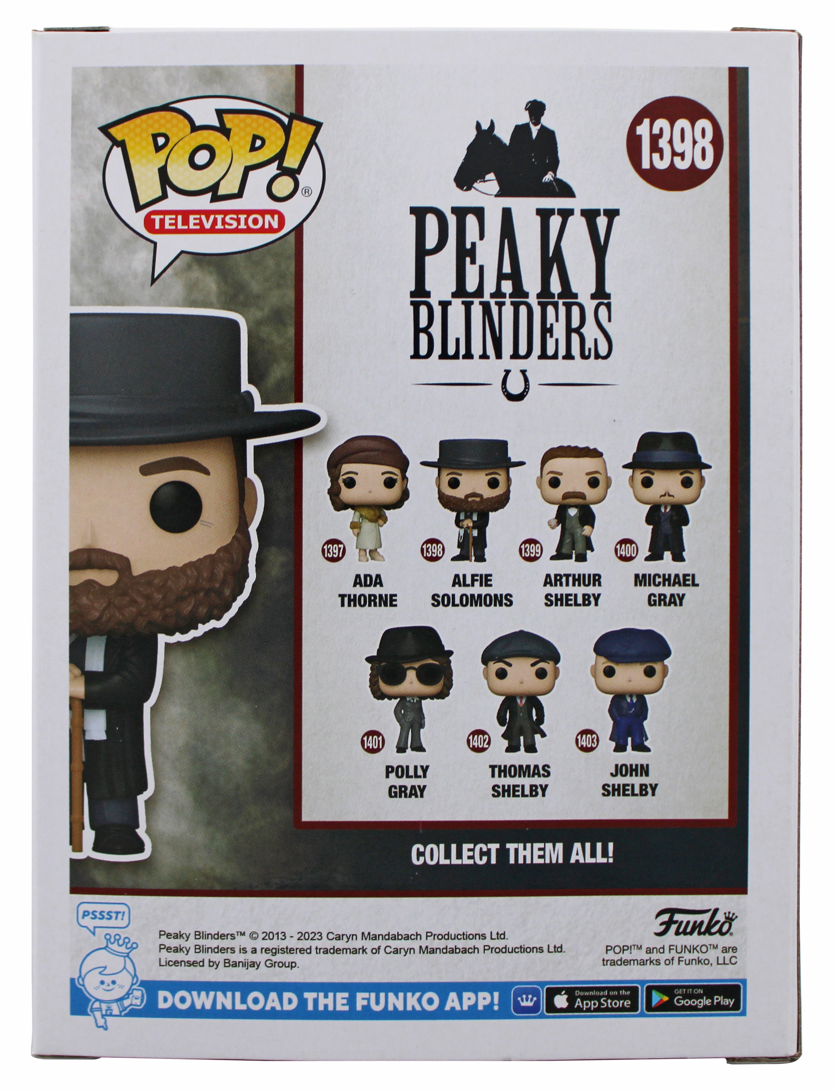 Tom Hardy Peaky Blinders Authentic Signed #1398 Funko Pop Vinyl Figure BAS