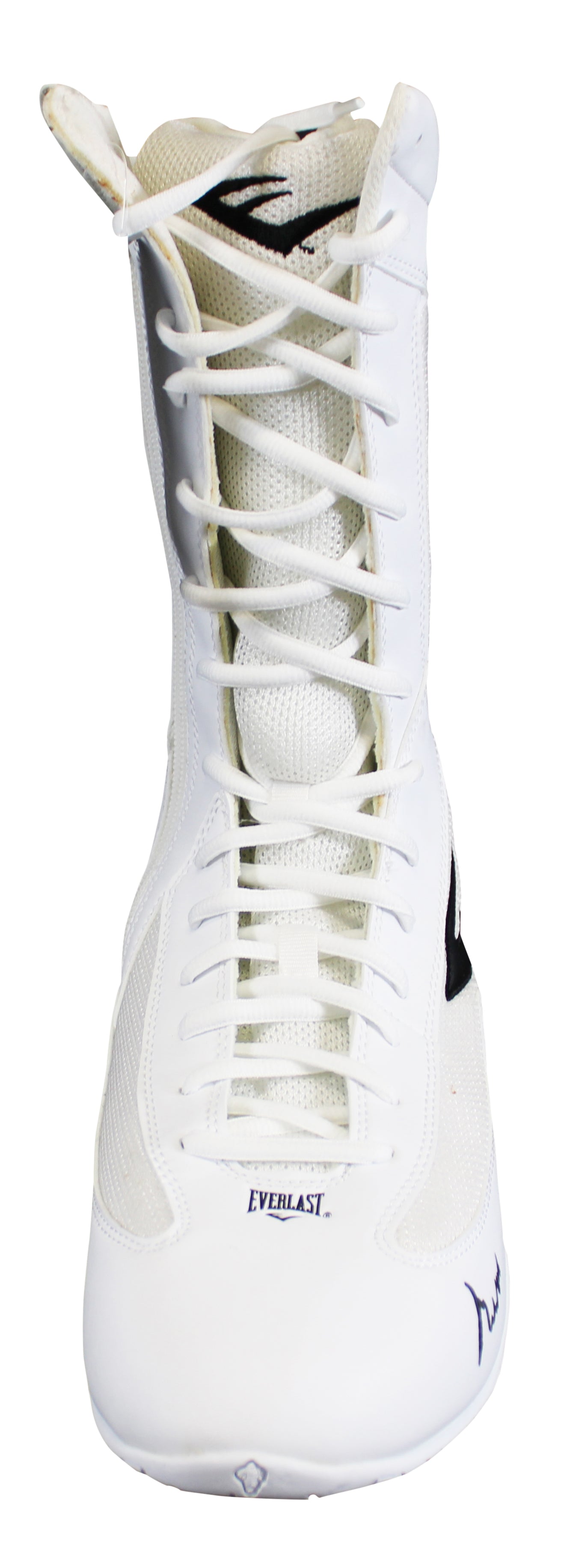 Muhammad Ali Signed White Everlast Boxing Shoe Size 13 Auto 10! PSA/DNA #4A54370