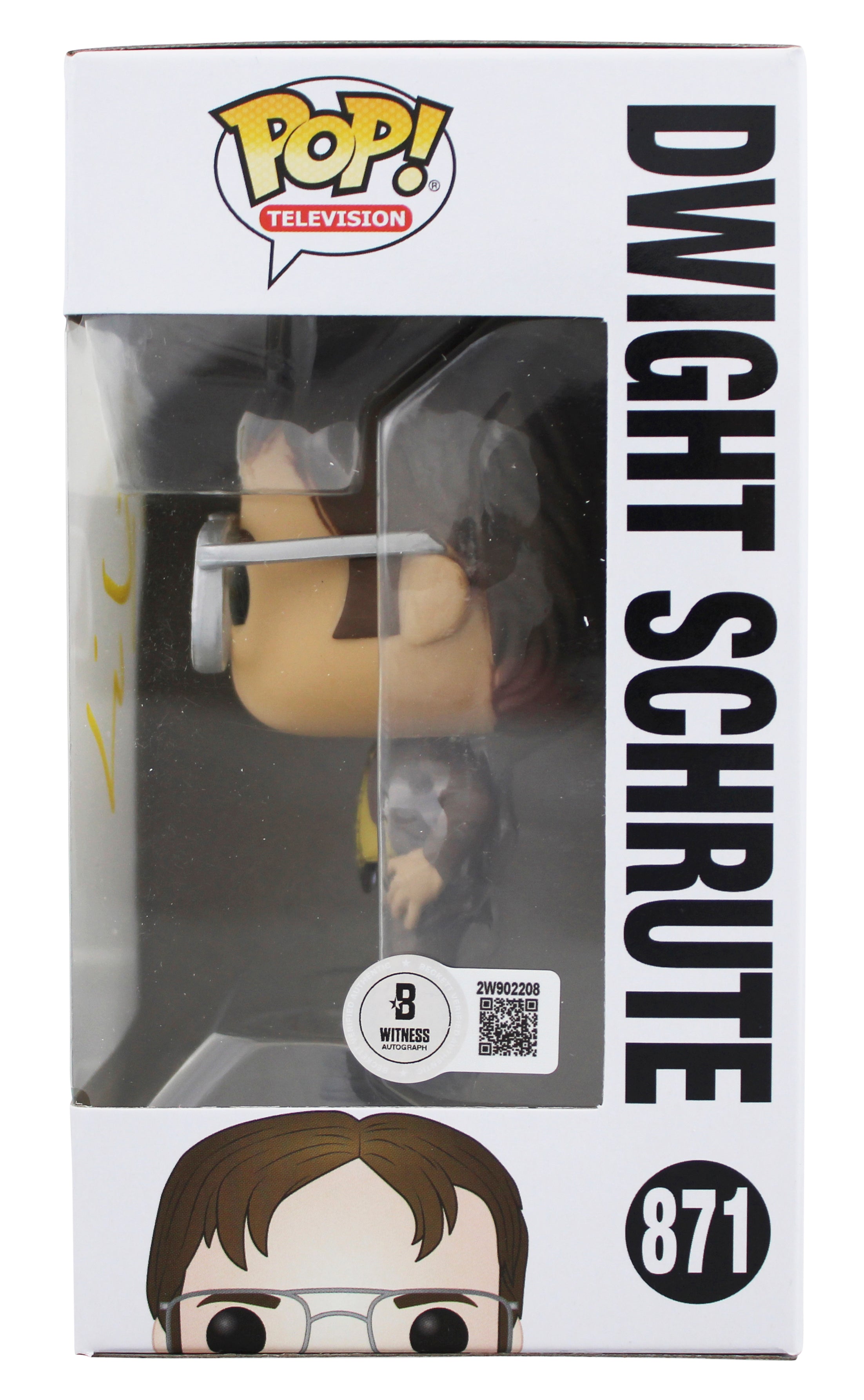 Rainn Wilson The Office Signed Dwight Schrute #871 Funko Pop Vinyl Figure BAS 2
