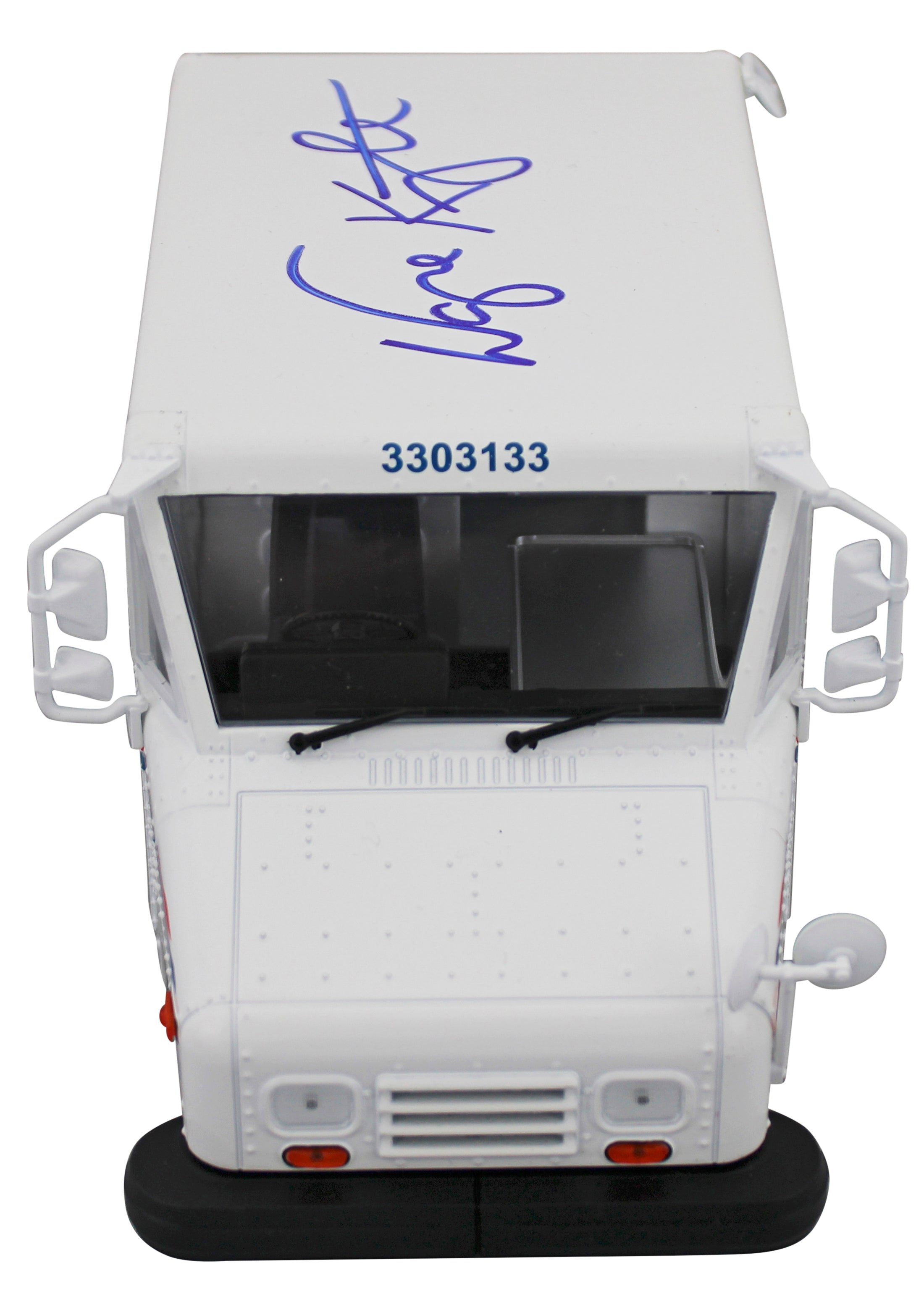 Wayne Knight Seinfeld Authentic Signed 1:24 Die Cast Metal USPS Truck BAS Wit