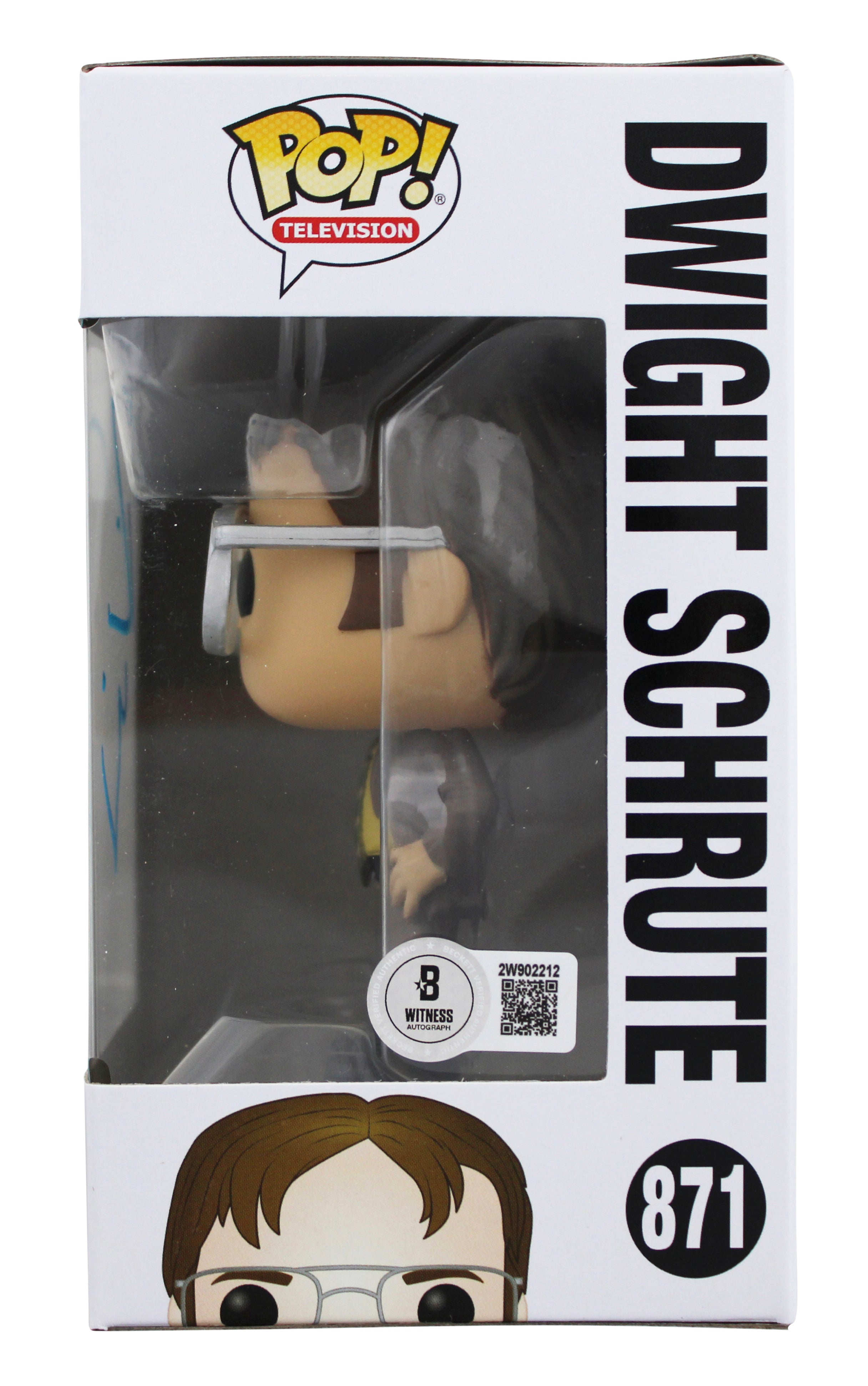 Rainn Wilson The Office Signed Dwight Schrute #871 Funko Pop Vinyl Figure BAS 3