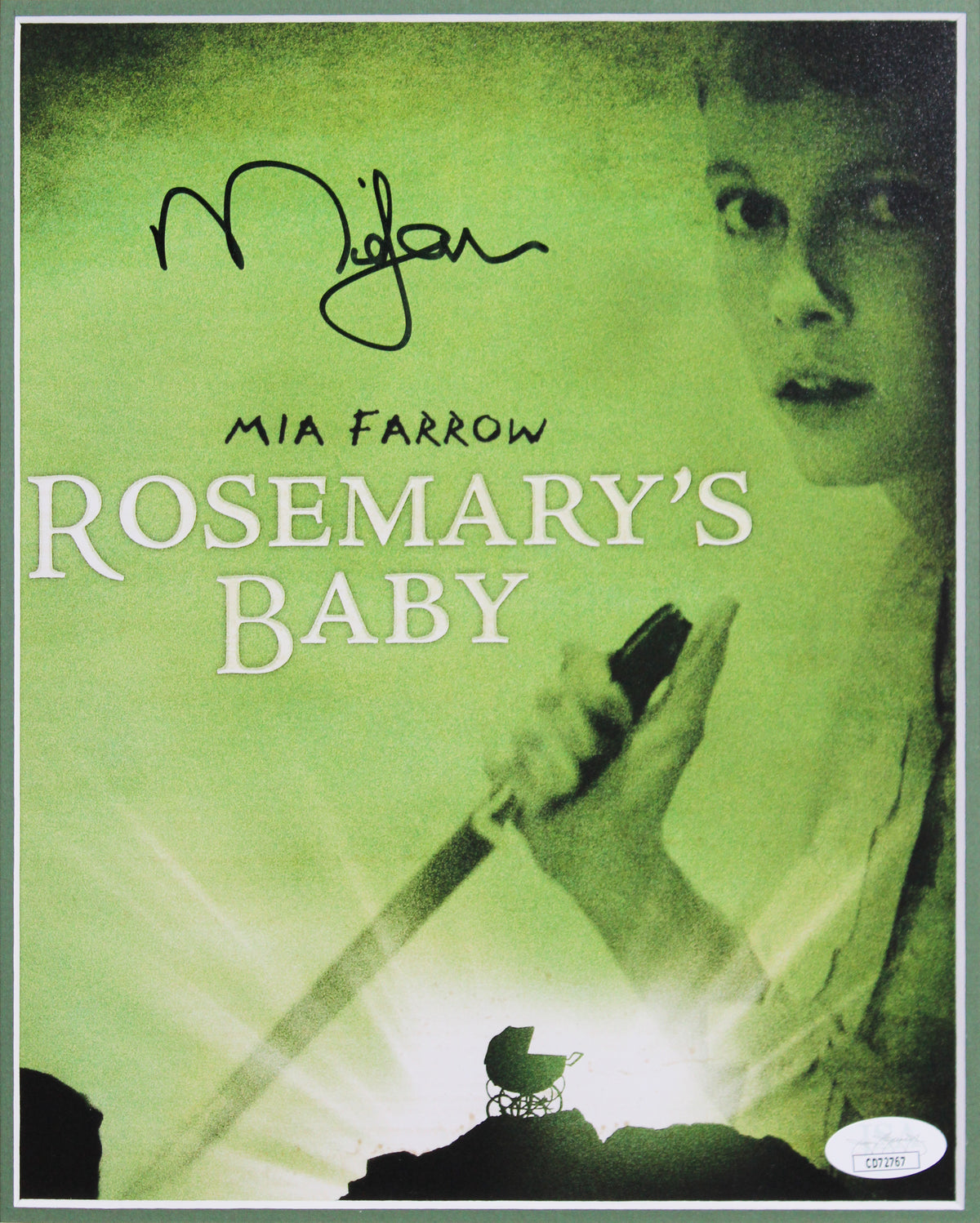 Mia Farrow Rosemary's Baby Authentic Signed 8x10 Framed Photo Autographed JSA