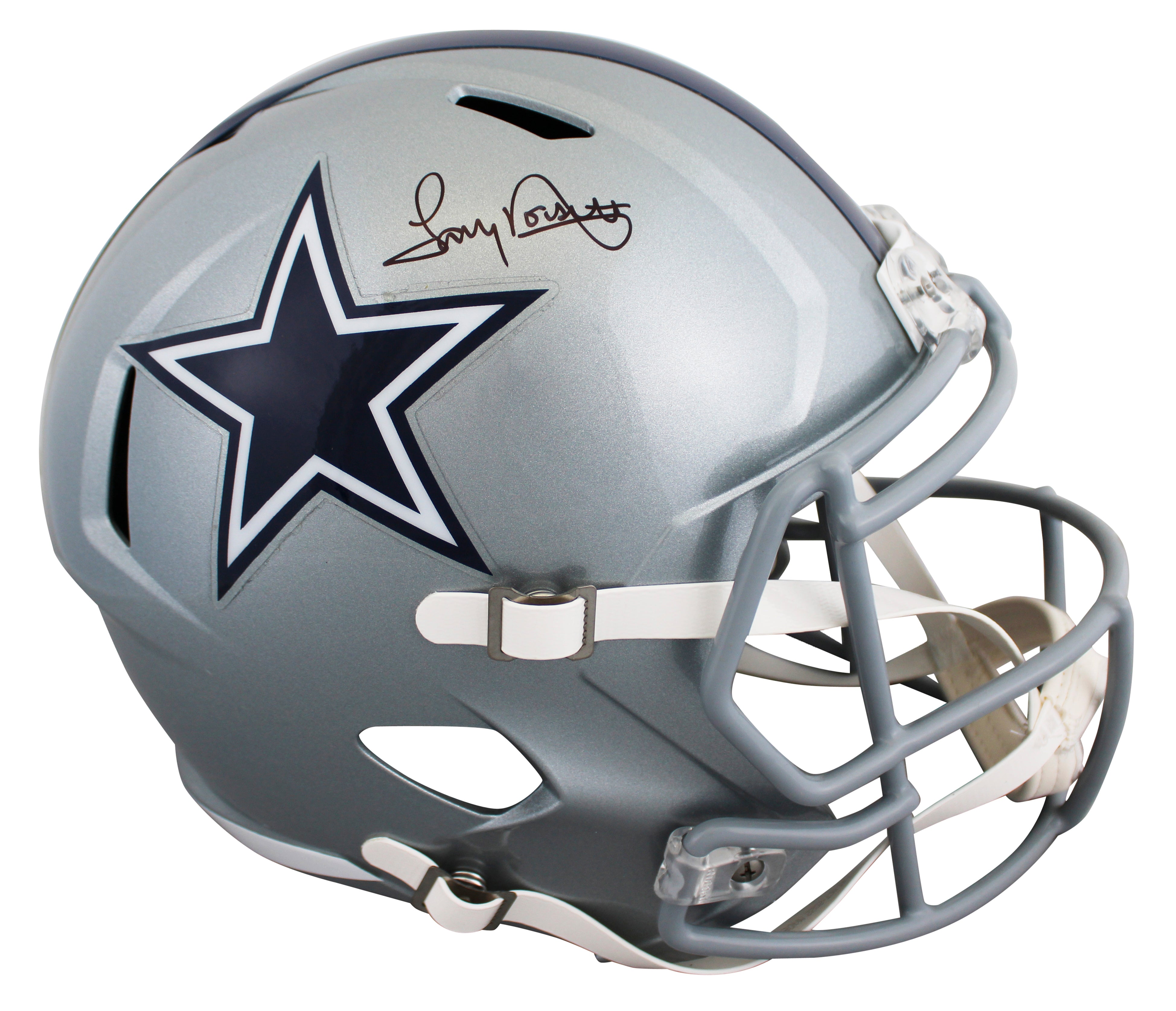 Cowboys Tony Dorsett Authentic Signed Full Size Speed Rep Helmet BAS Witnessed 3